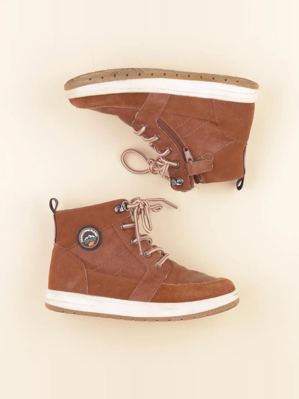 Vertbaudet - baskets marron - pointure 32