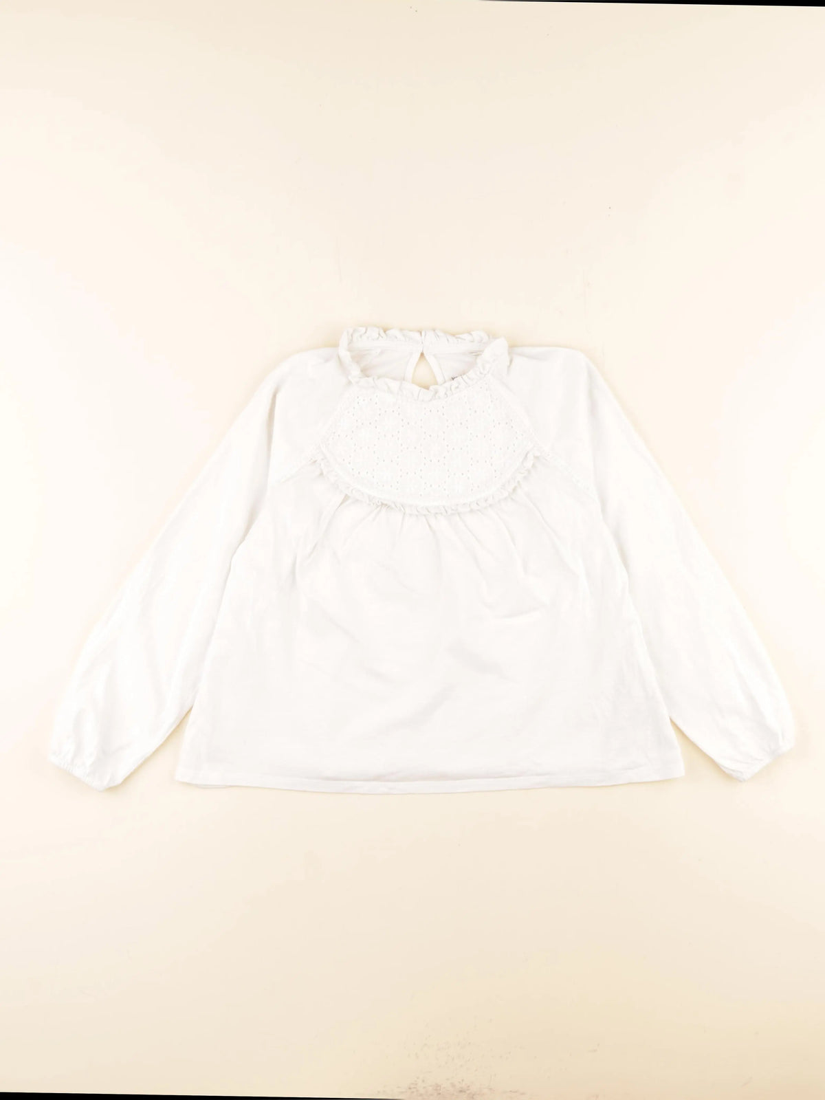 Vertbaudet - tee-shirt blanc - 8 ans