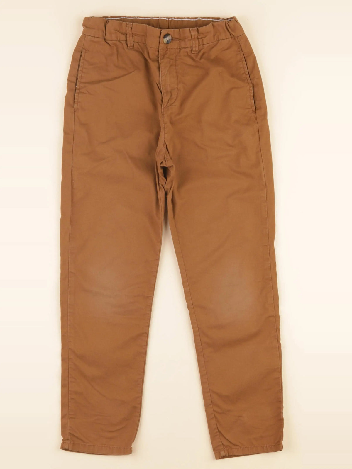 H&M - pantalon marron - 7/8 ans