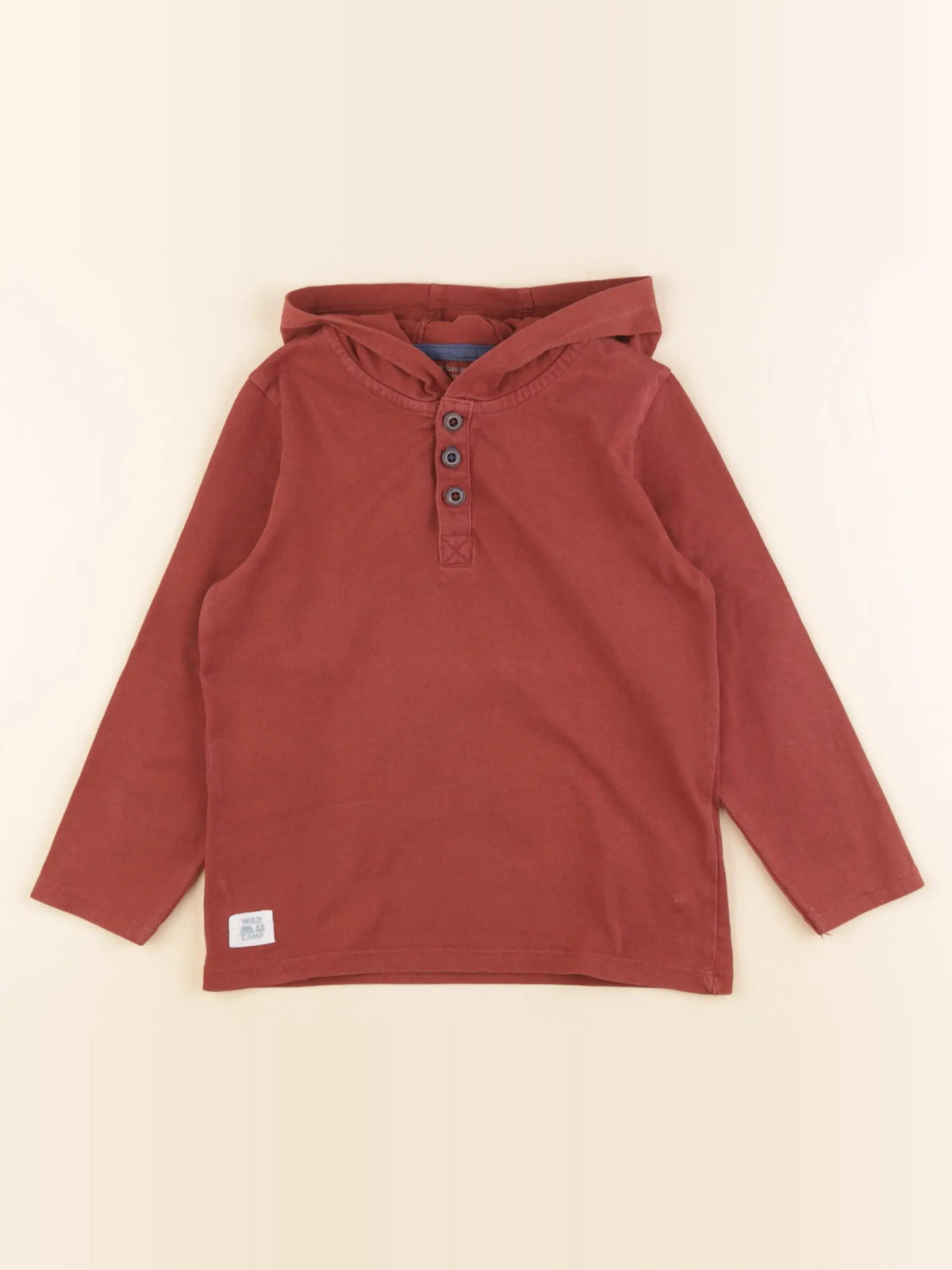 Vertbaudet - tee-shirt rouge - 5 ans