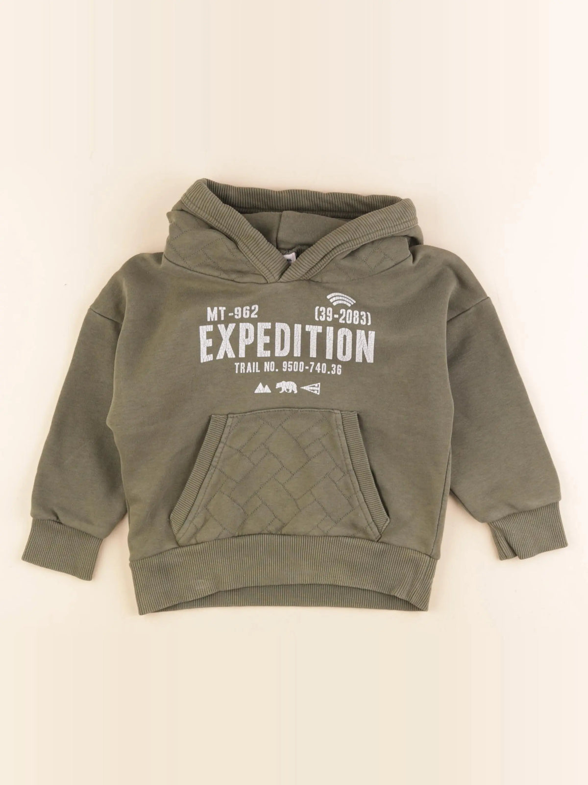 Tape à l'oeil - sweat vert - 3 ans