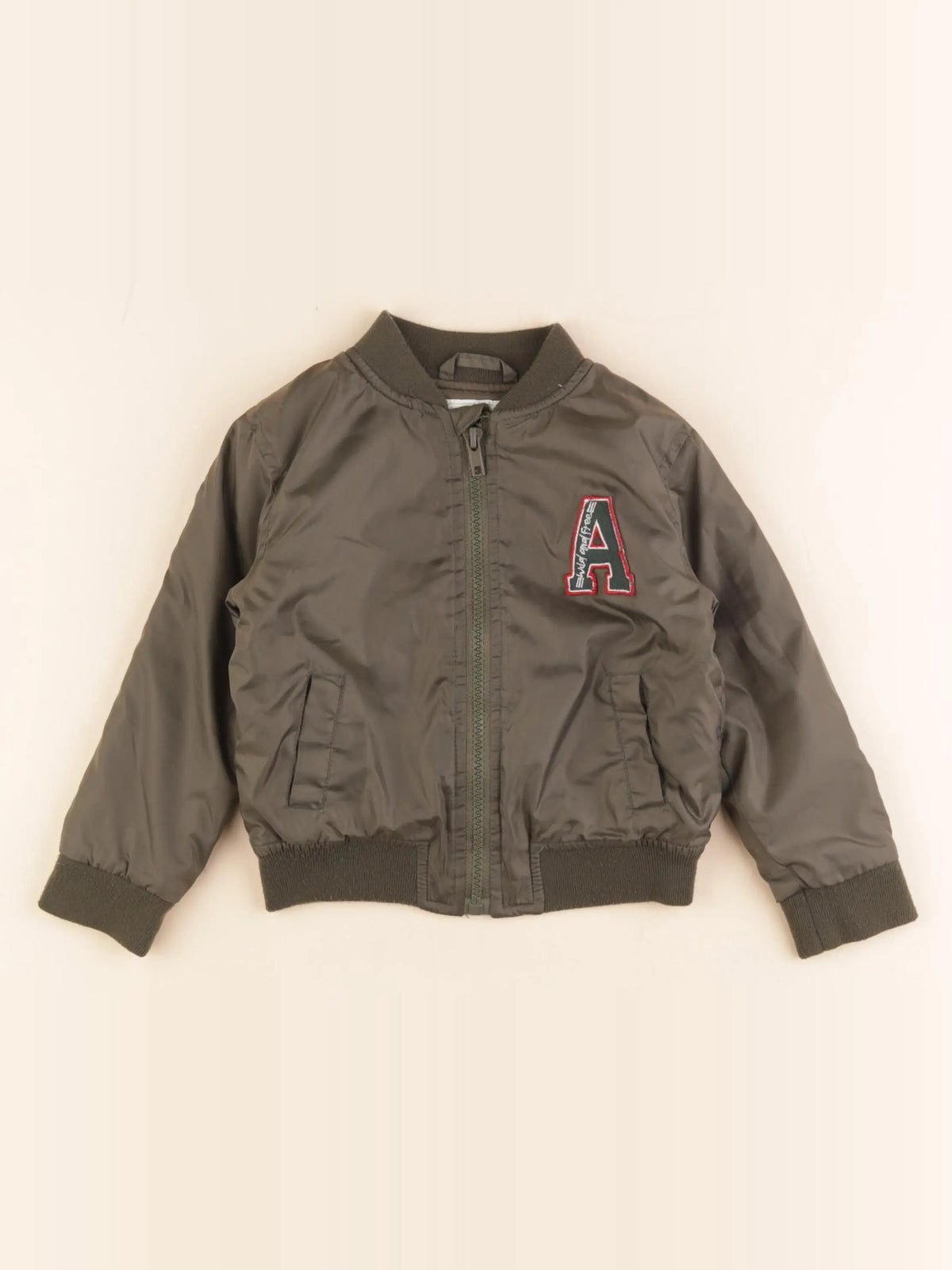 Vertbaudet - veste doublé vert - 3 ans