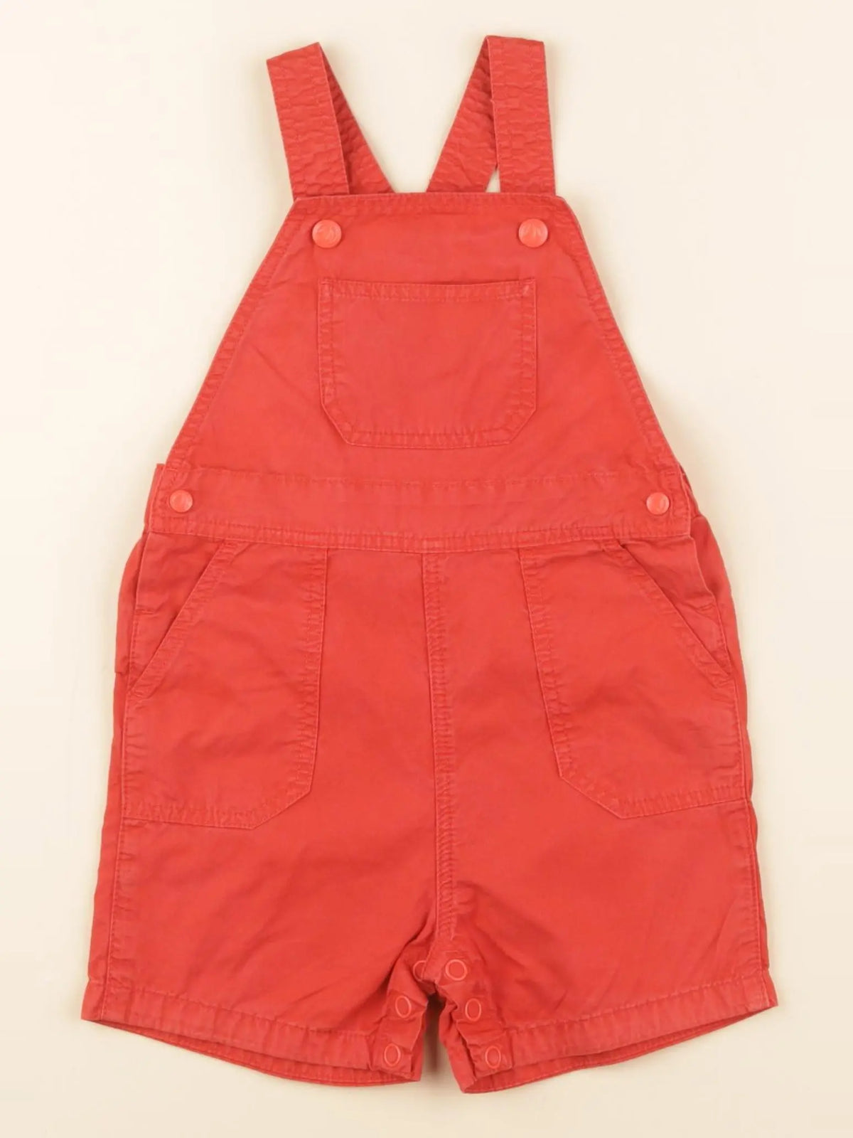 Petit Bateau - salopette rouge - 12 mois