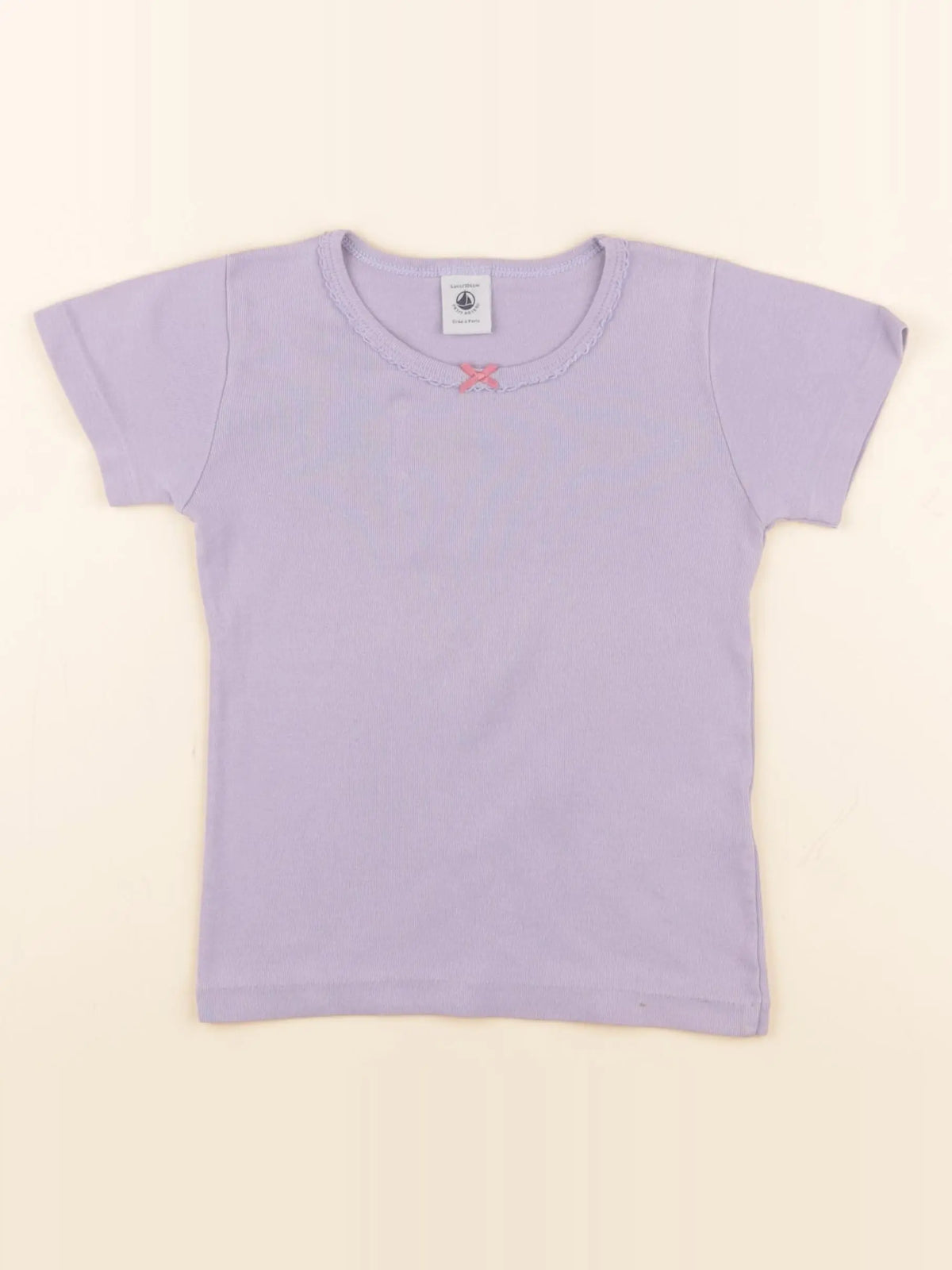 Petit Bateau - maillot de corps violet - 4 ans