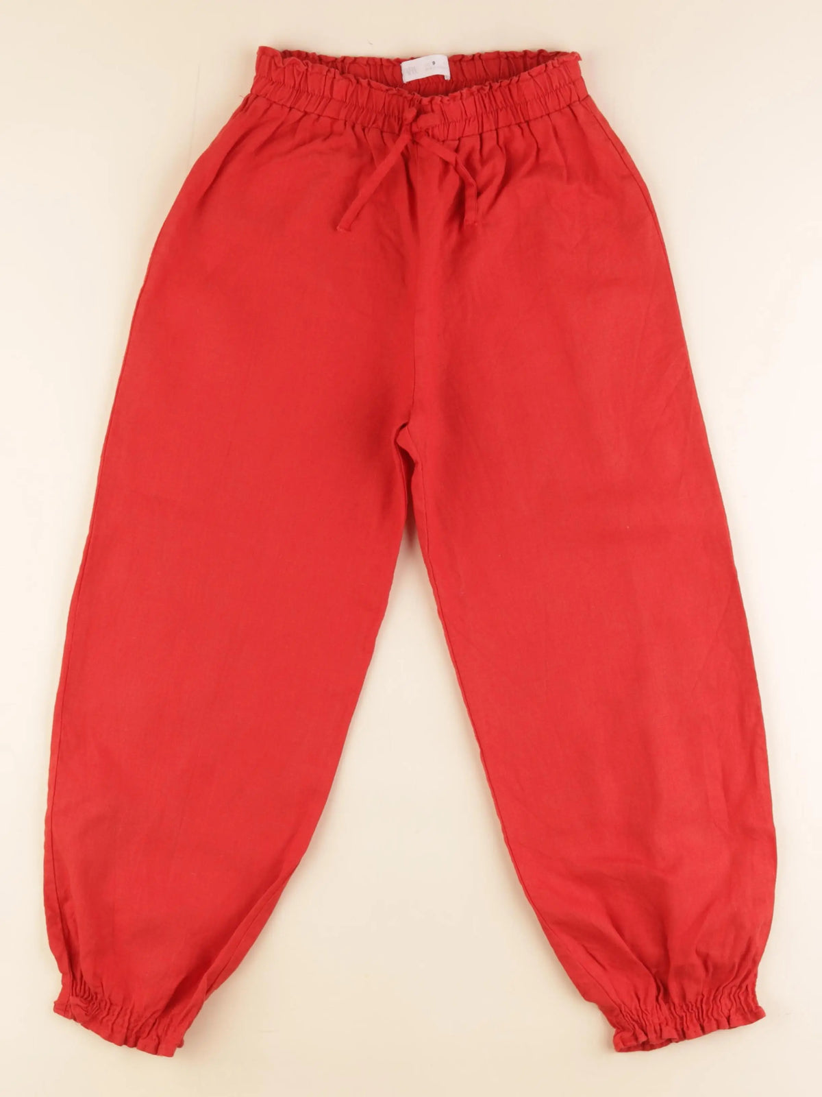 Zara - pantalon rouge - 9 ans
