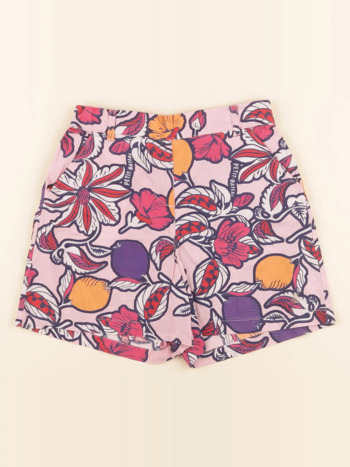 Petit Bateau - short multicolore - 8 ans