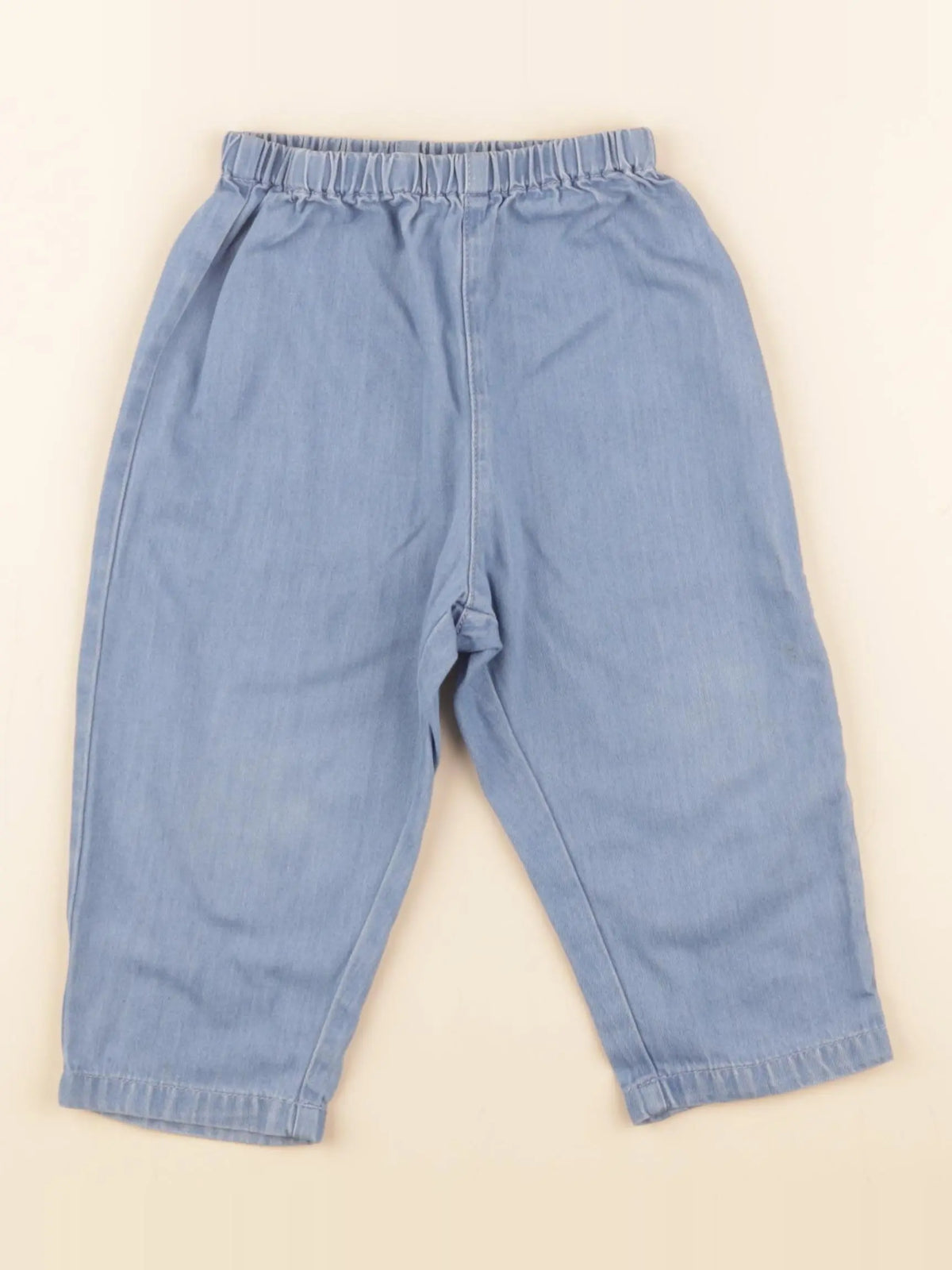 Petit Bateau - pantalon bleu - 24 mois