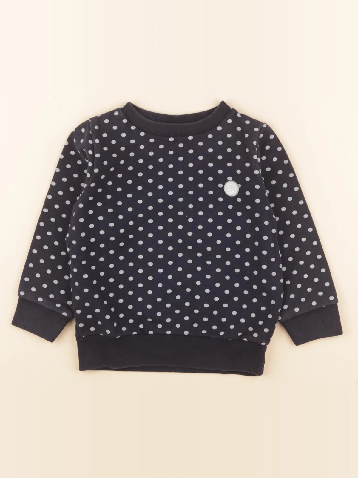 Petit Bateau - sweat bleu - 4 ans