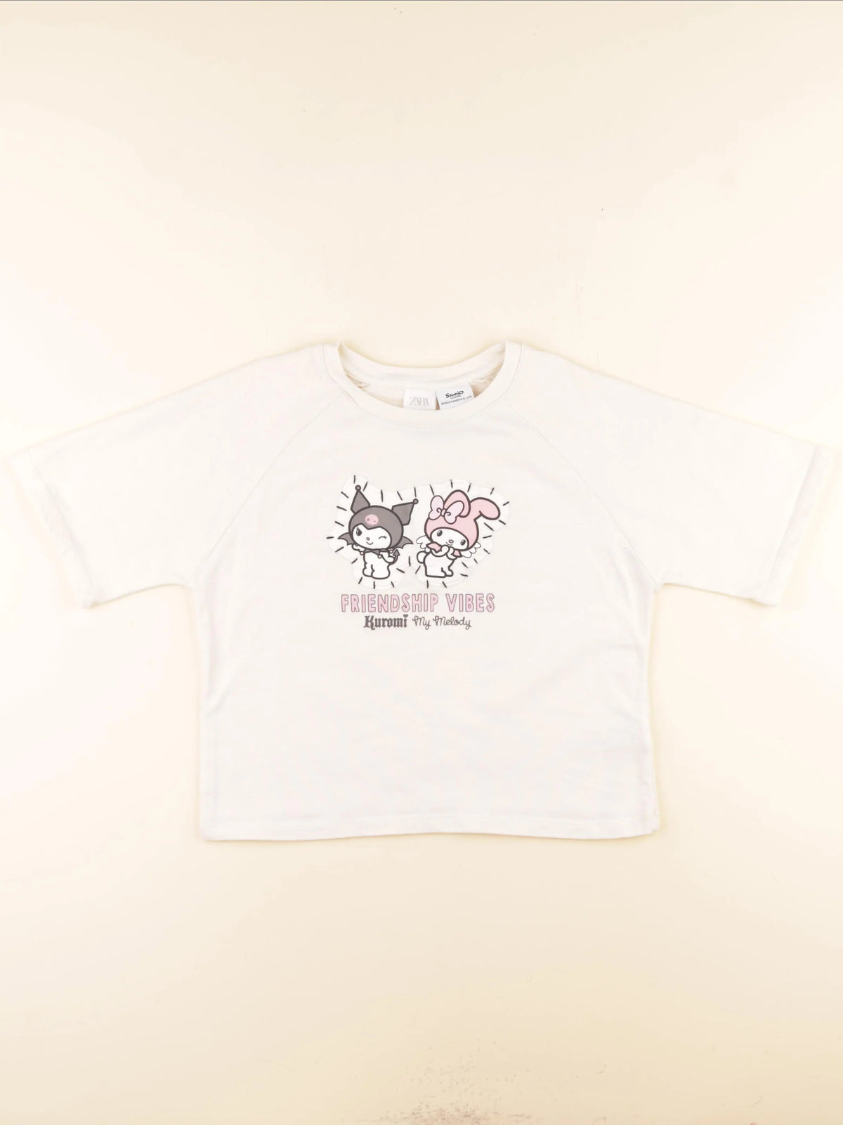 Zara - tee-shirt beige - 11/12 ans