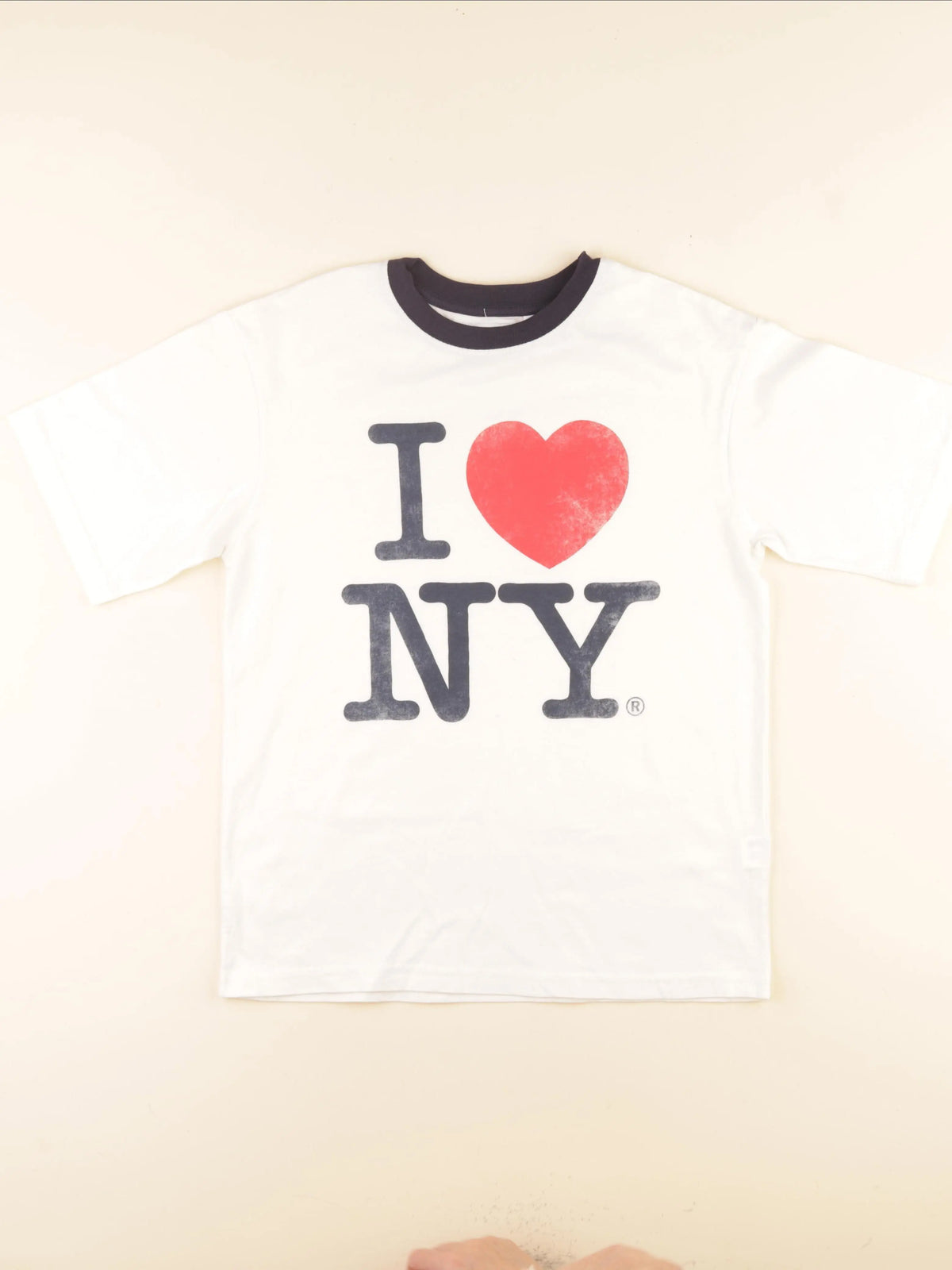 Zara - tee-shirt imprimé au dos beige, bleu - 11/12 ans