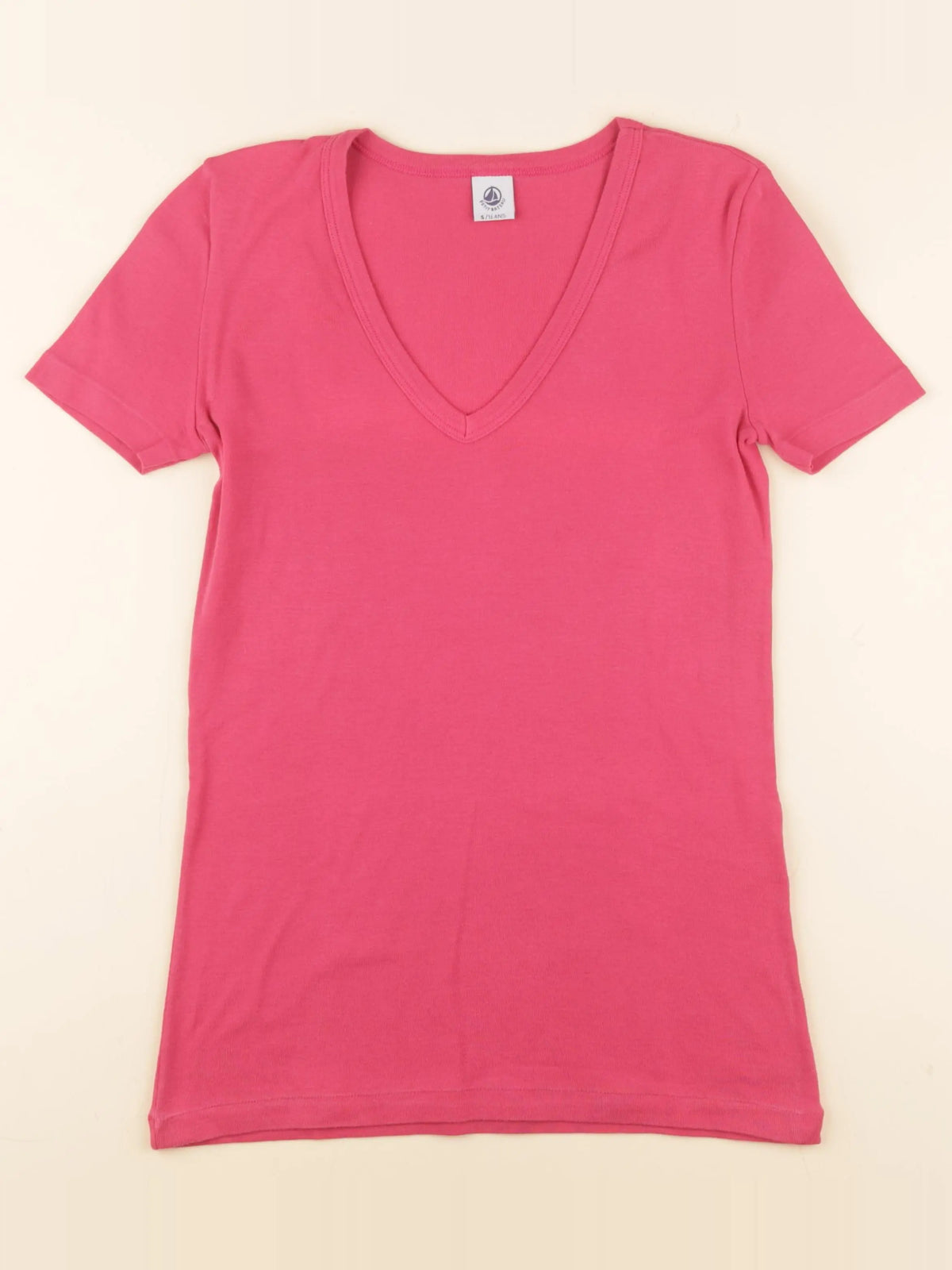 Petit Bateau - tee-shirt rose - 16 ans