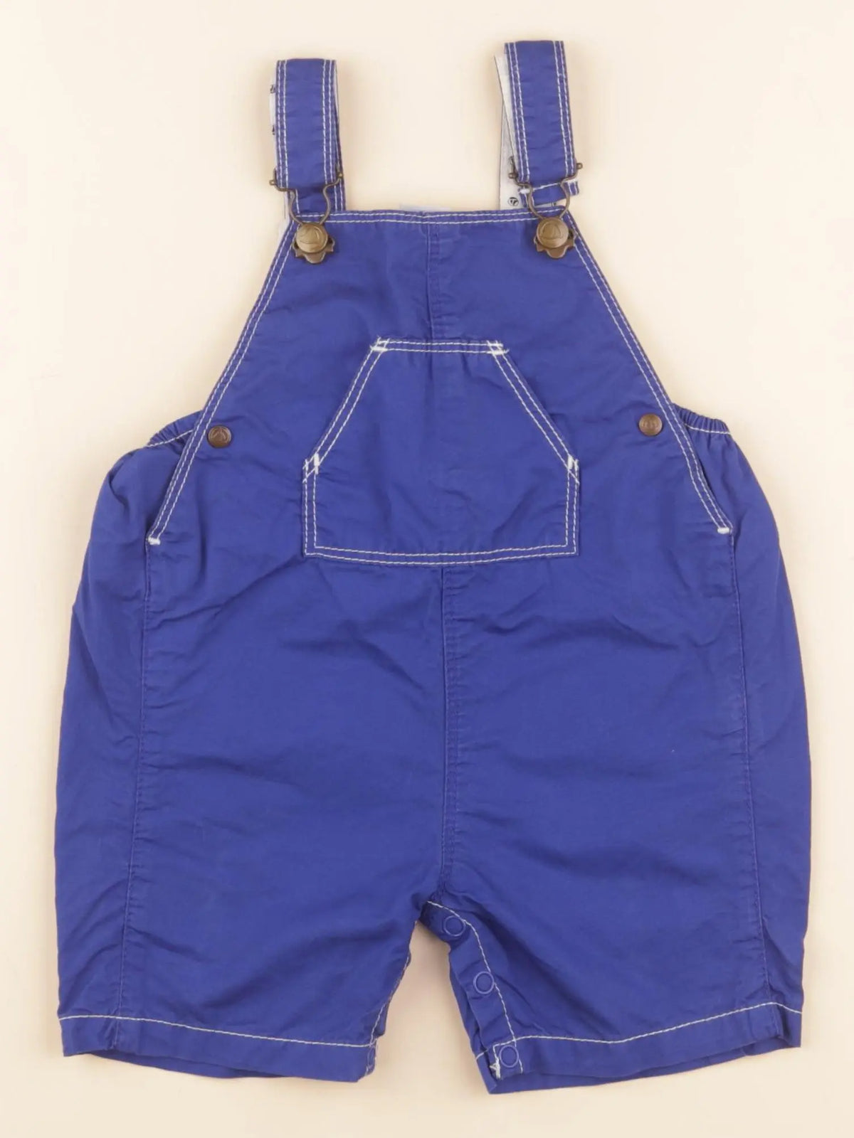 Petit Bateau - salopette bleu - 12 mois