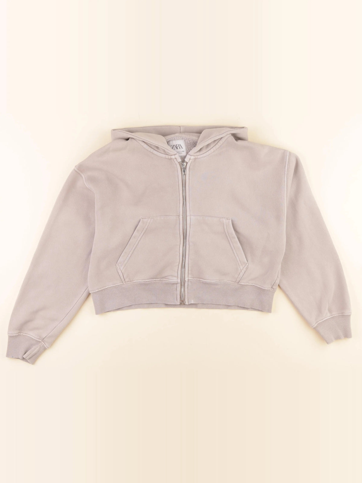 Zara - sweat beige - 11/12 ans