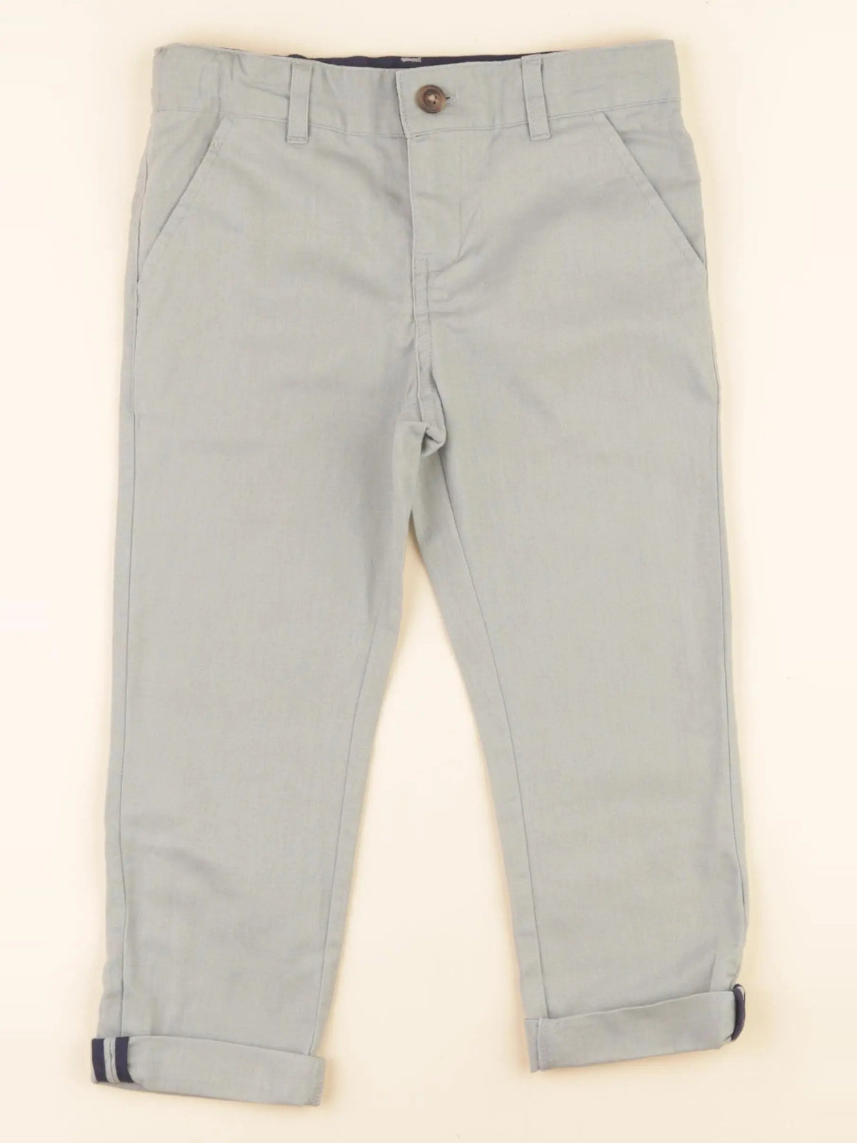 Vertbaudet - pantalon vert - 4 ans