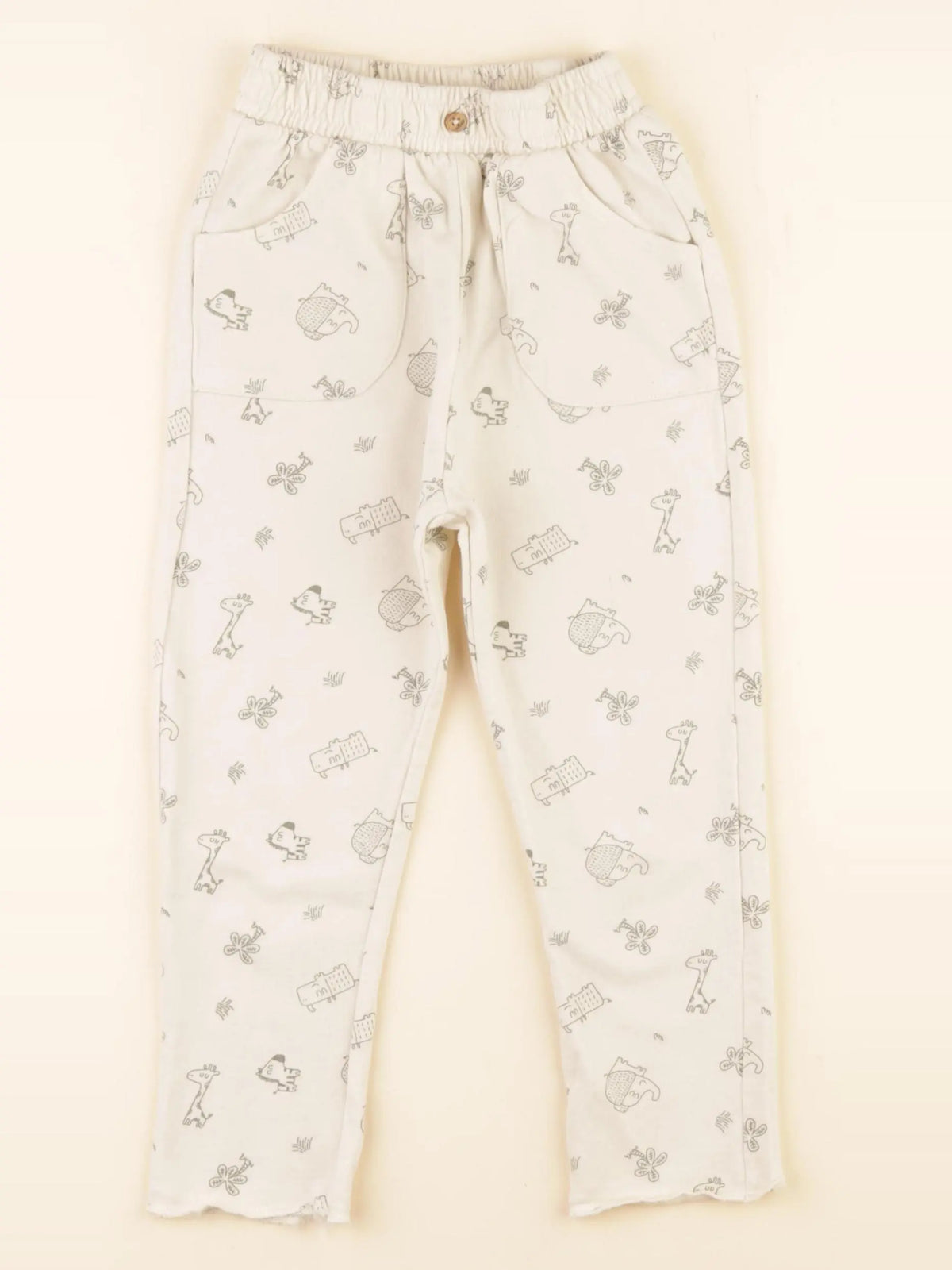 Vertbaudet - jogging beige - 36 mois