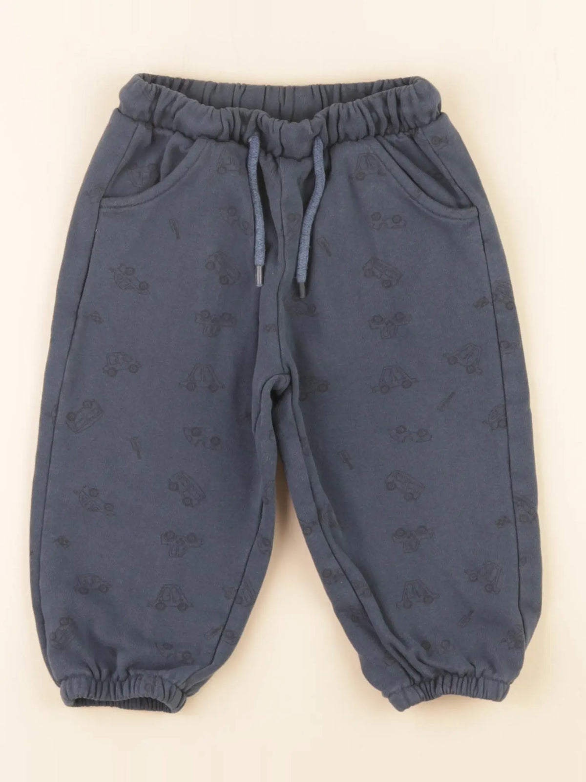 Vertbaudet - jogging doublé bleu - 24 mois