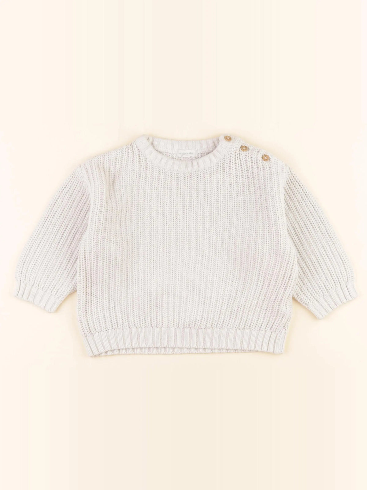 Vertbaudet - pull beige - 2 ans
