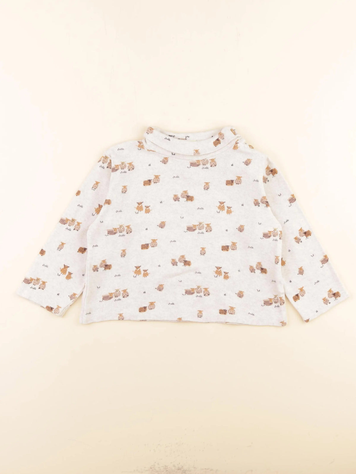 Tape à l'oeil - sous-pull beige - 36 mois