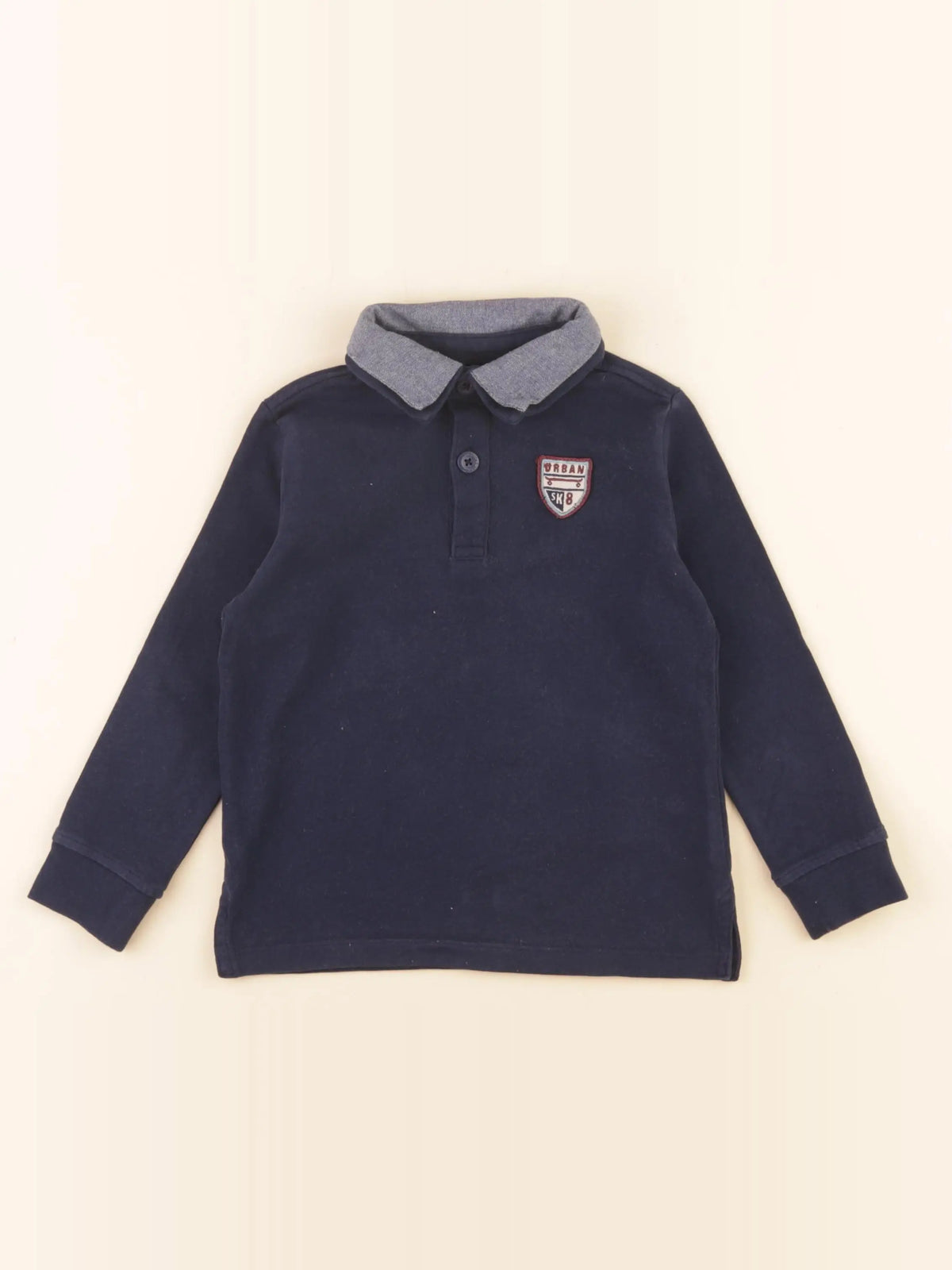 Vertbaudet - polo bleu - 3 ans