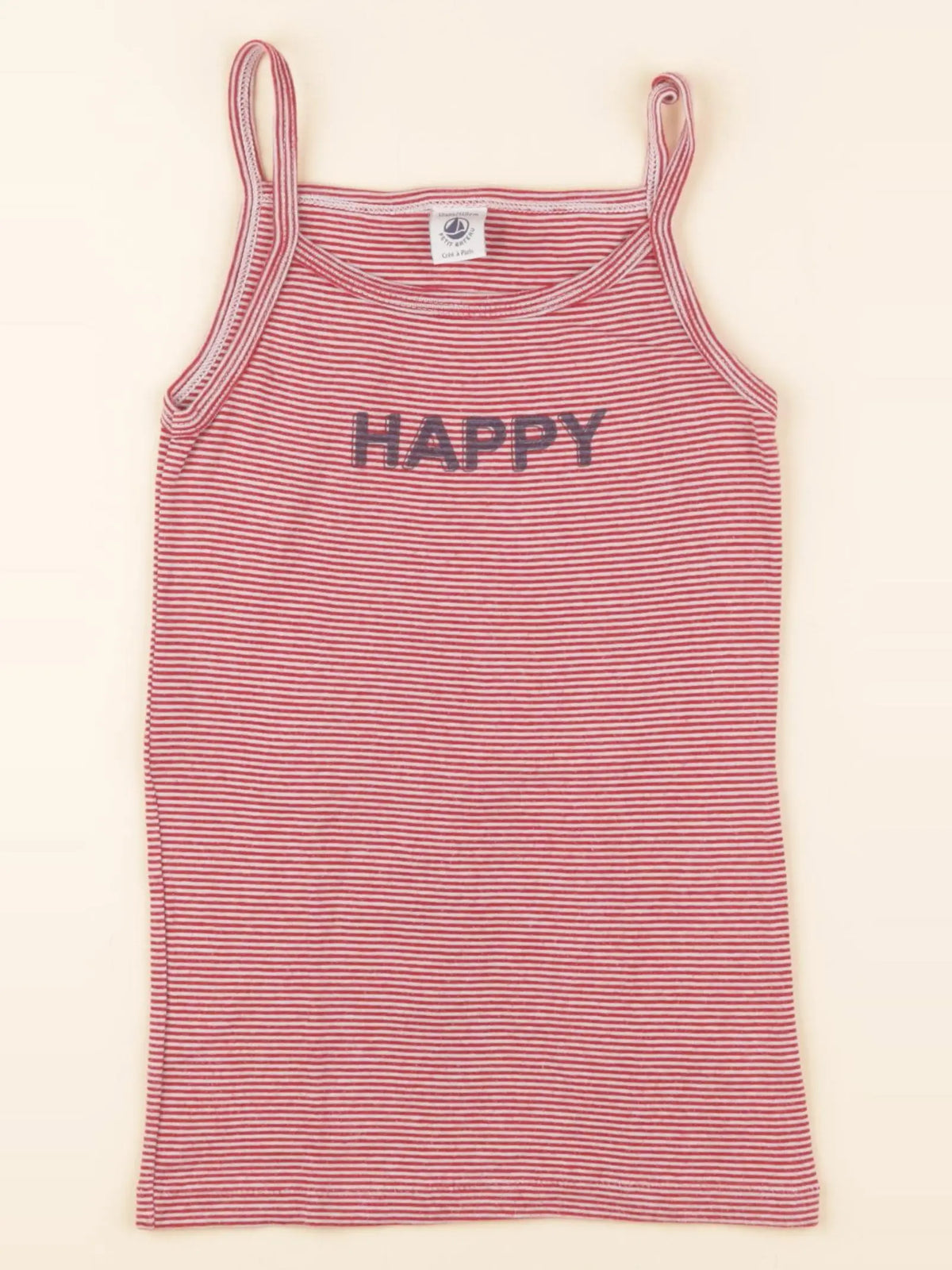 Petit Bateau - maillot de corps rouge - 10 ans