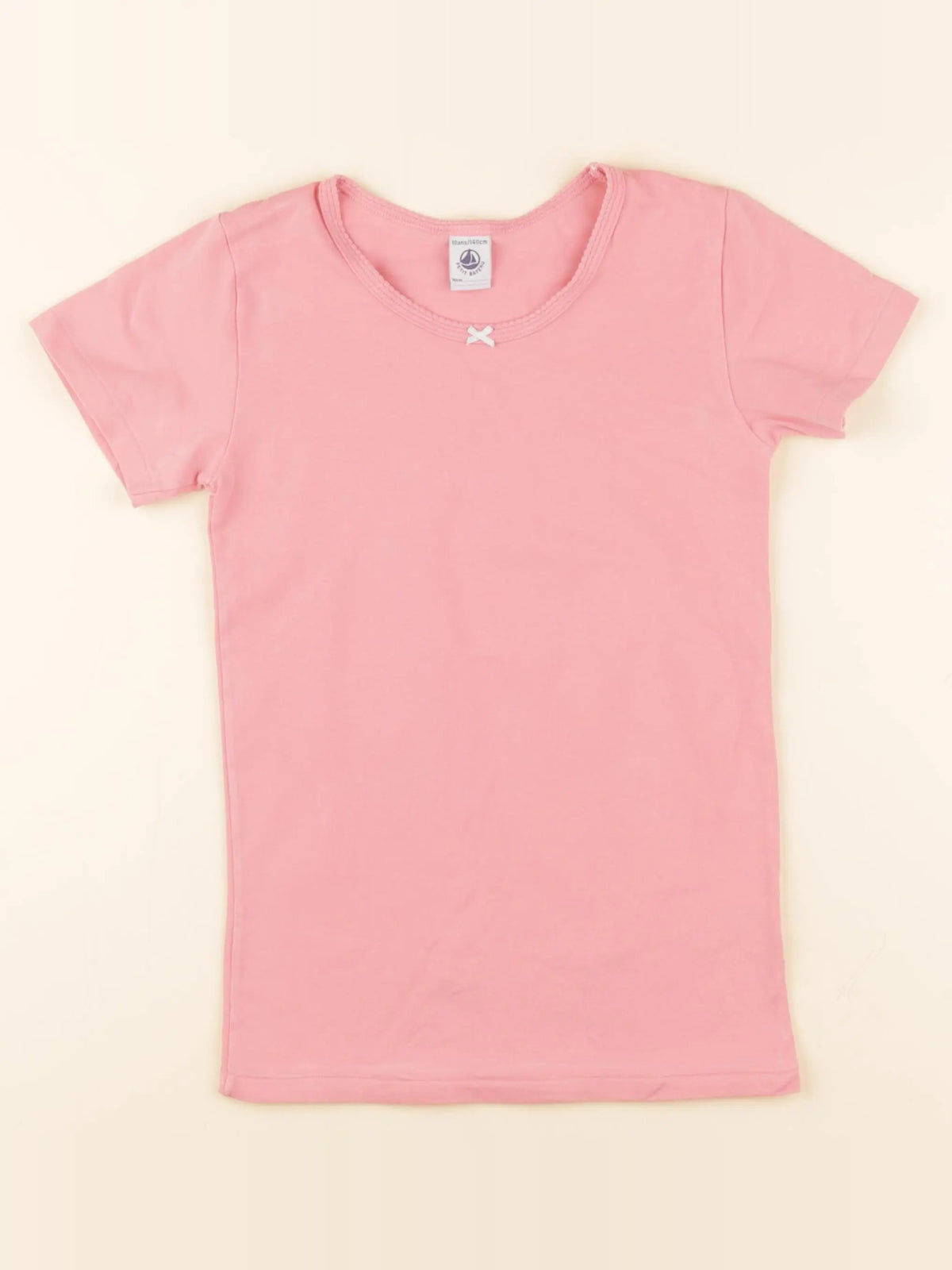 Petit Bateau - maillot de corps rose - 10 ans