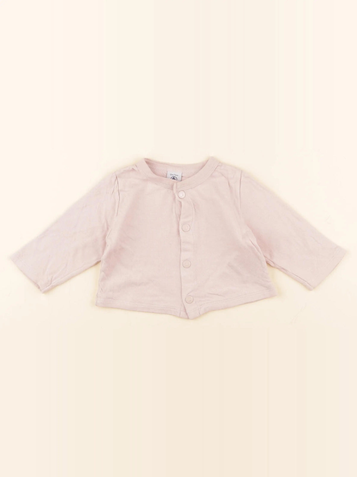Petit Bateau - sweat rose - 12 mois