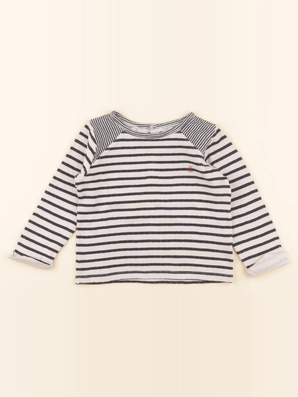 Petit Bateau - tee-shirt blanc - 24 mois