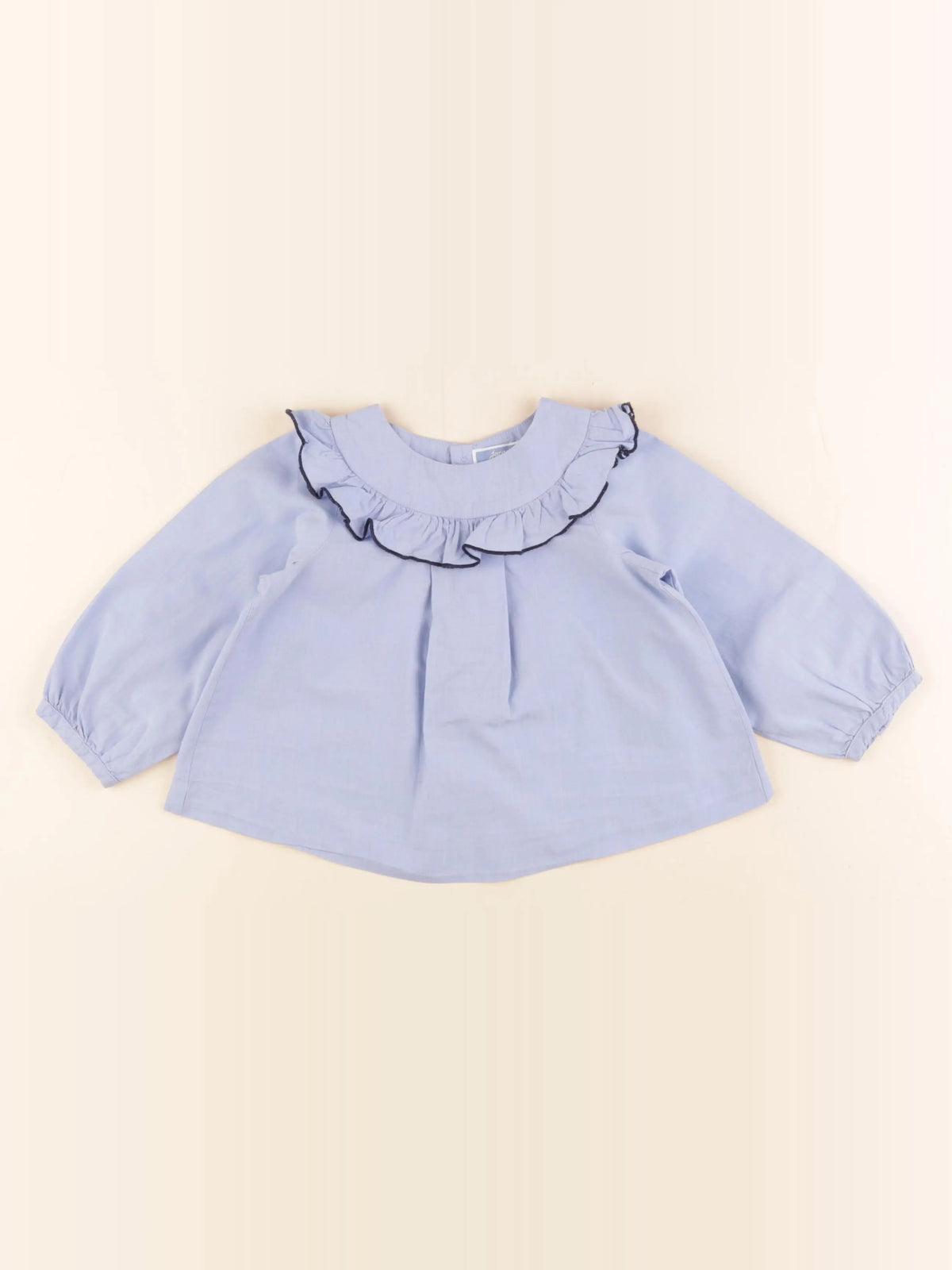 Jacadi - blouse bleu - 24 mois