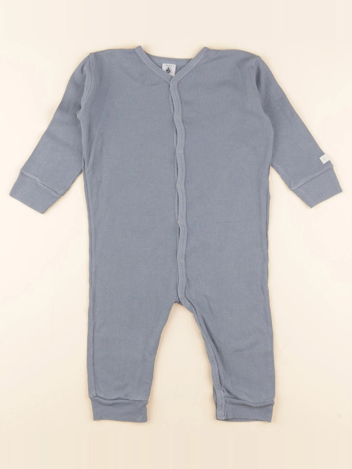 Petit Bateau - pyjama coton bleu - 18 mois