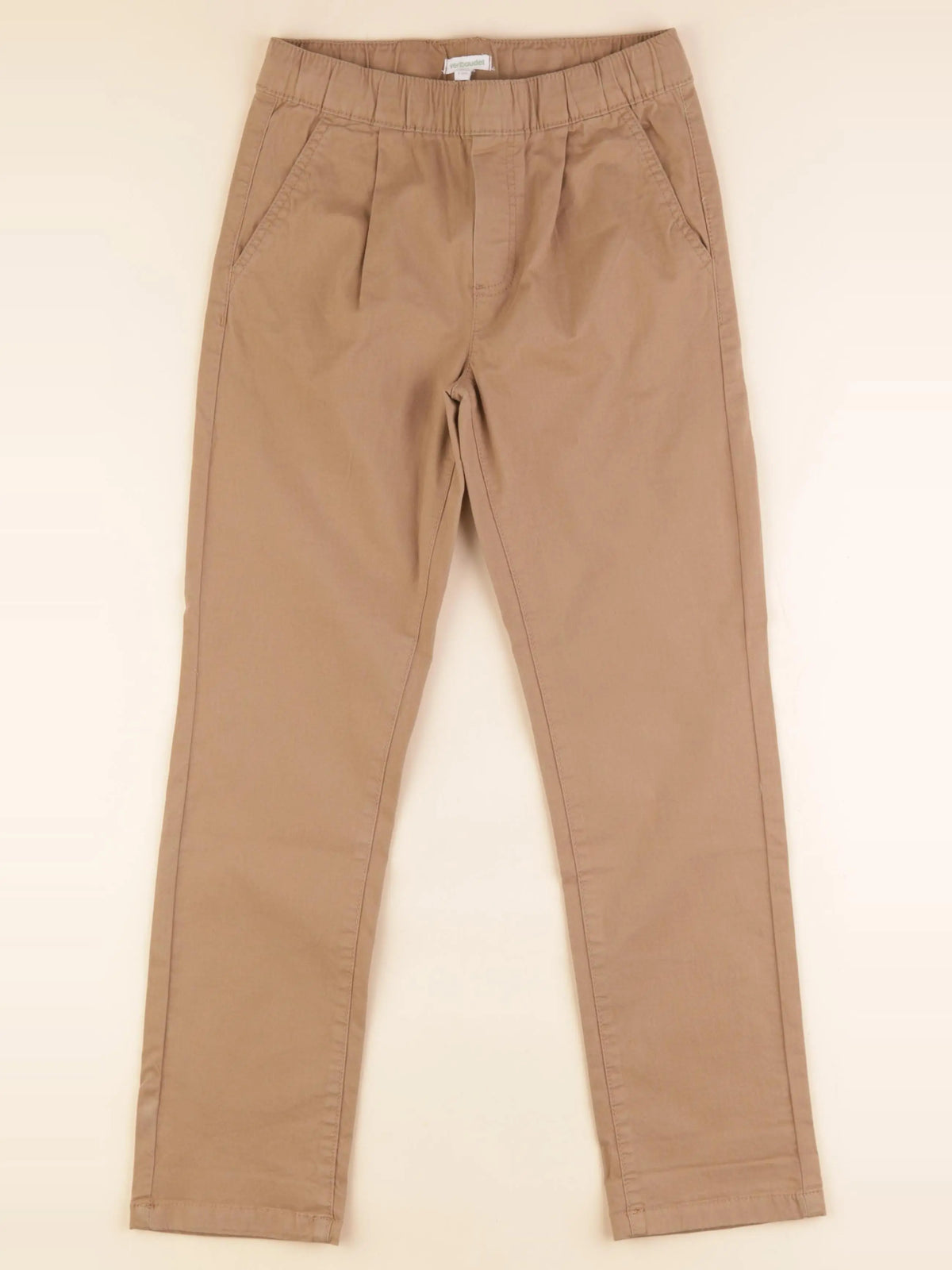 Vertbaudet - pantalon beige - 9 ans