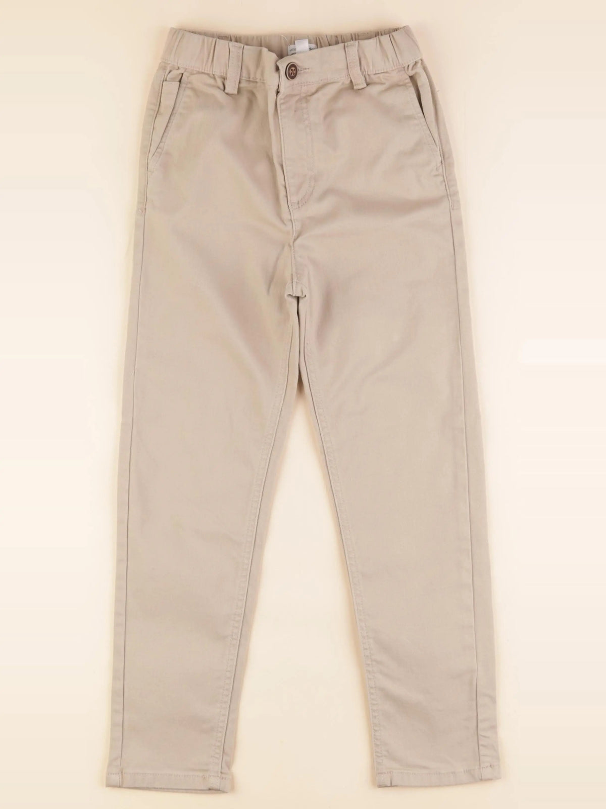 Vertbaudet - pantalon beige - 9 ans