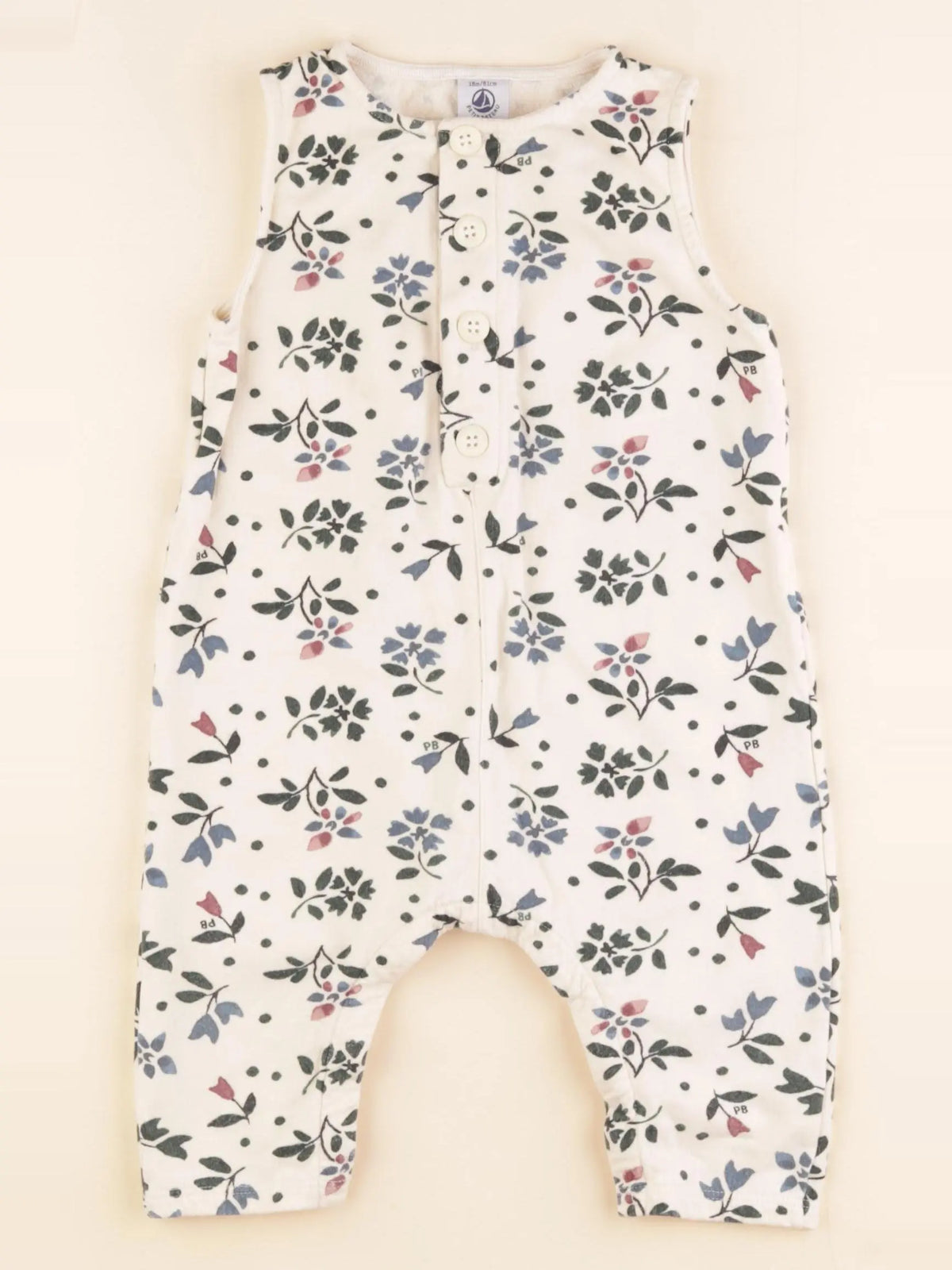 Petit Bateau - combinaison multicolore - 18 mois