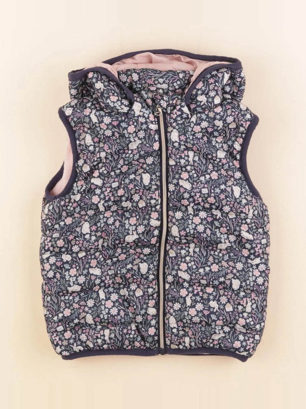 H&M - doudoune multicolore - 9/12 mois