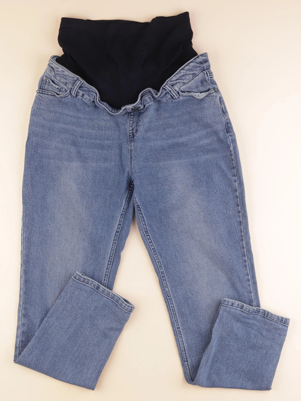 Envie de fraise - jean grossesse bleu - 46