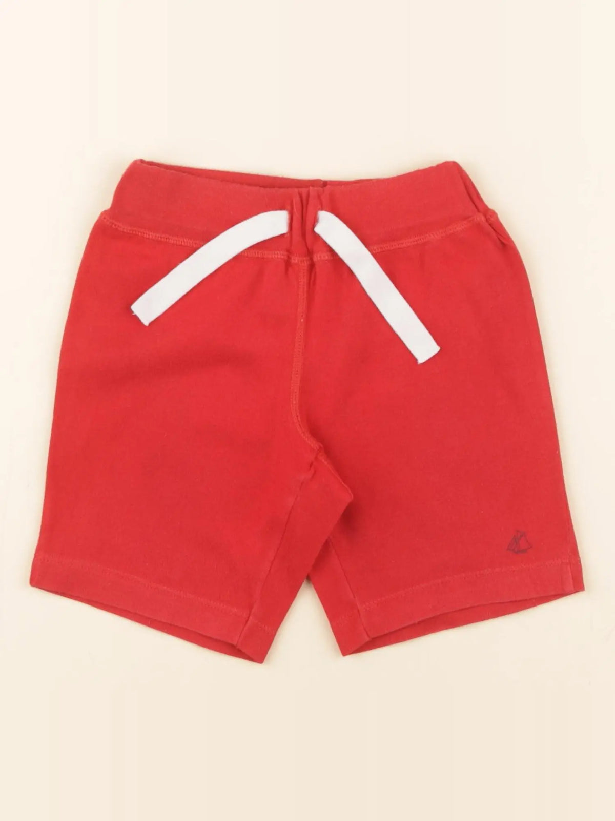 Petit Bateau - short rouge - 3 ans