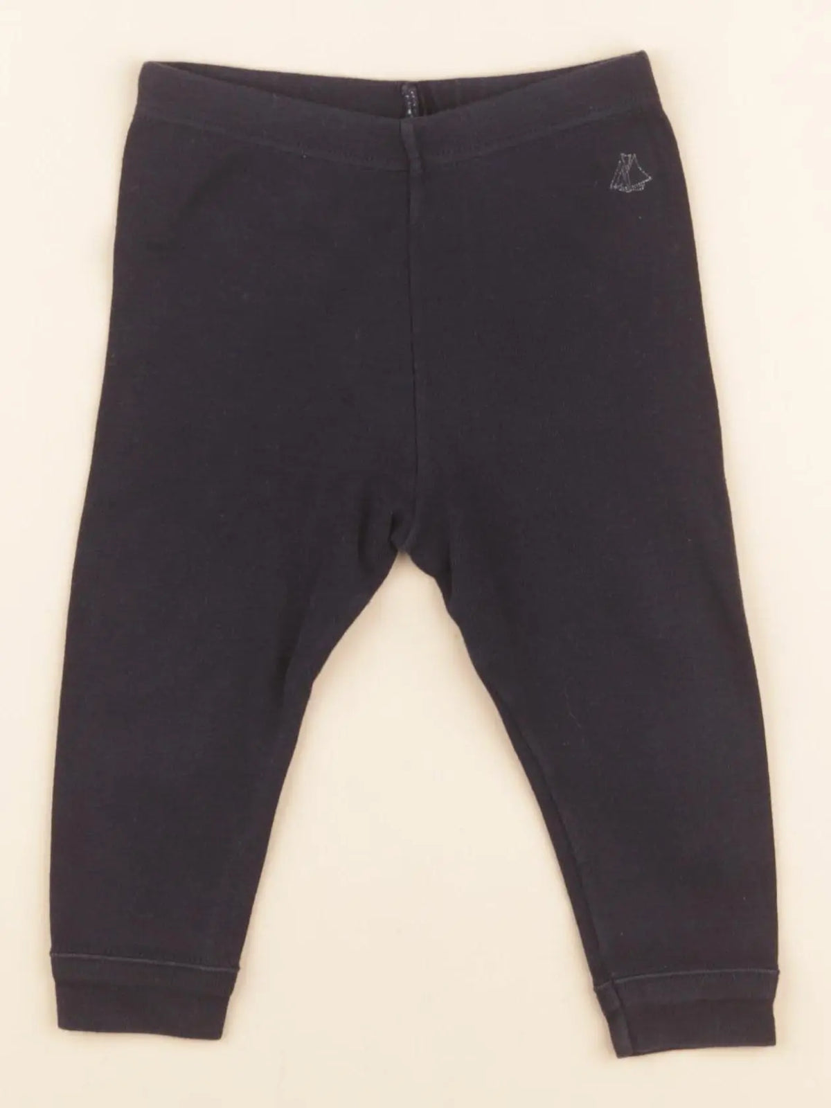Petit Bateau - legging bleu - 12 mois