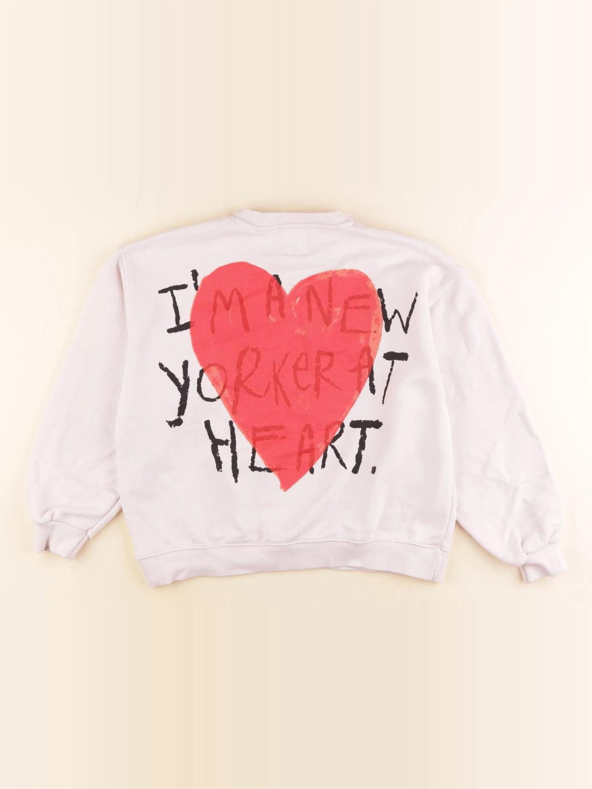 Zara - sweat imprimé au dos rose - 11/12 ans