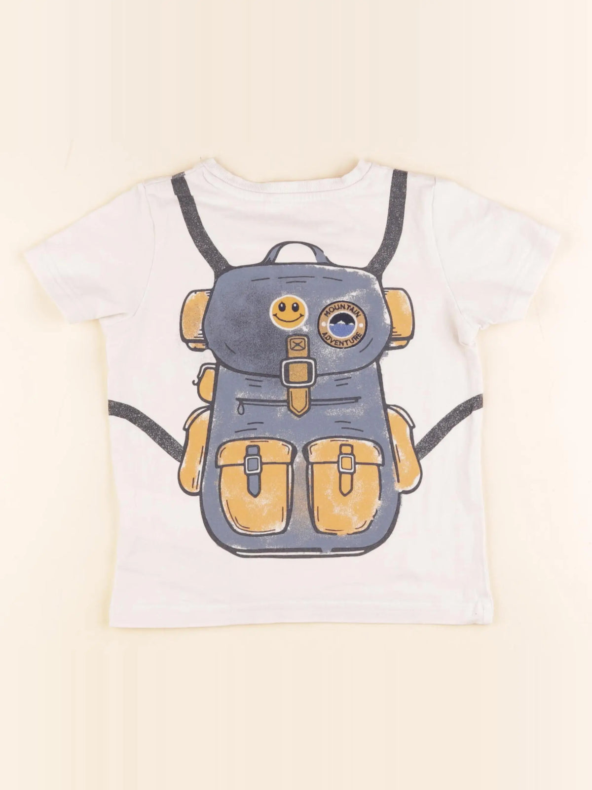 Name it - tee-shirt imprimé au dos beige - 4 ans