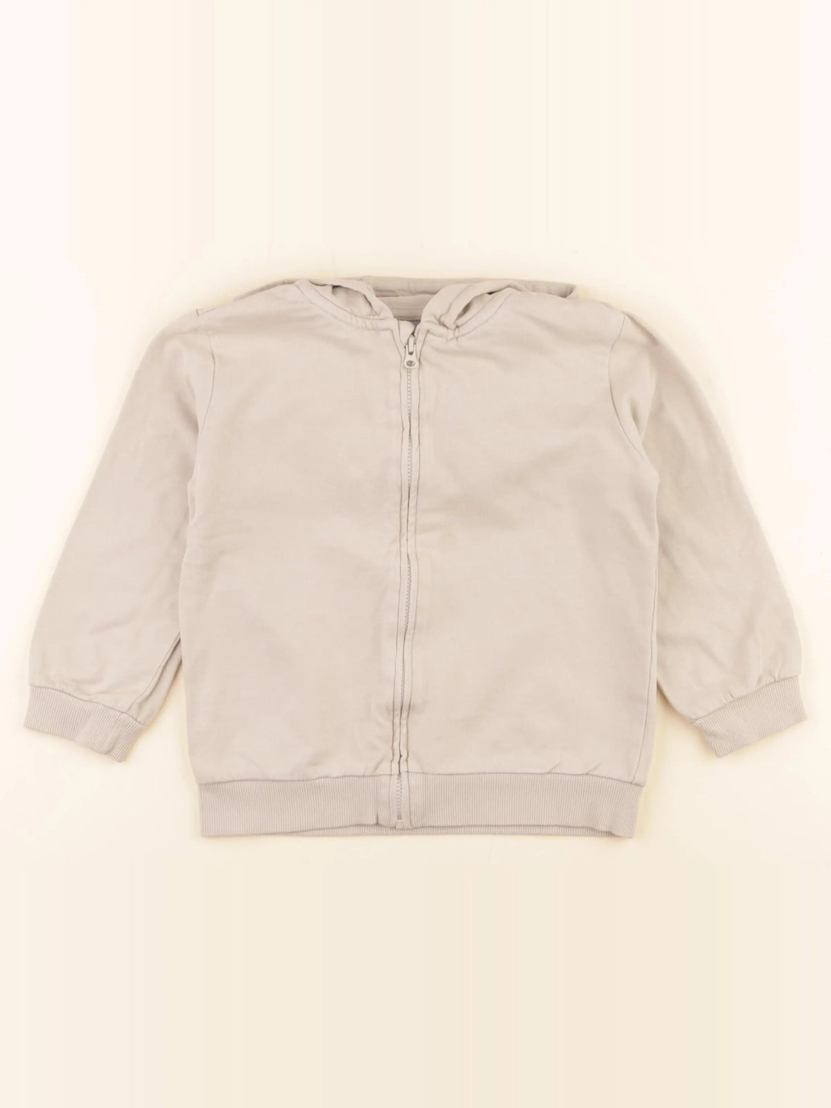 H&M - sweat beige - 3/4 ans