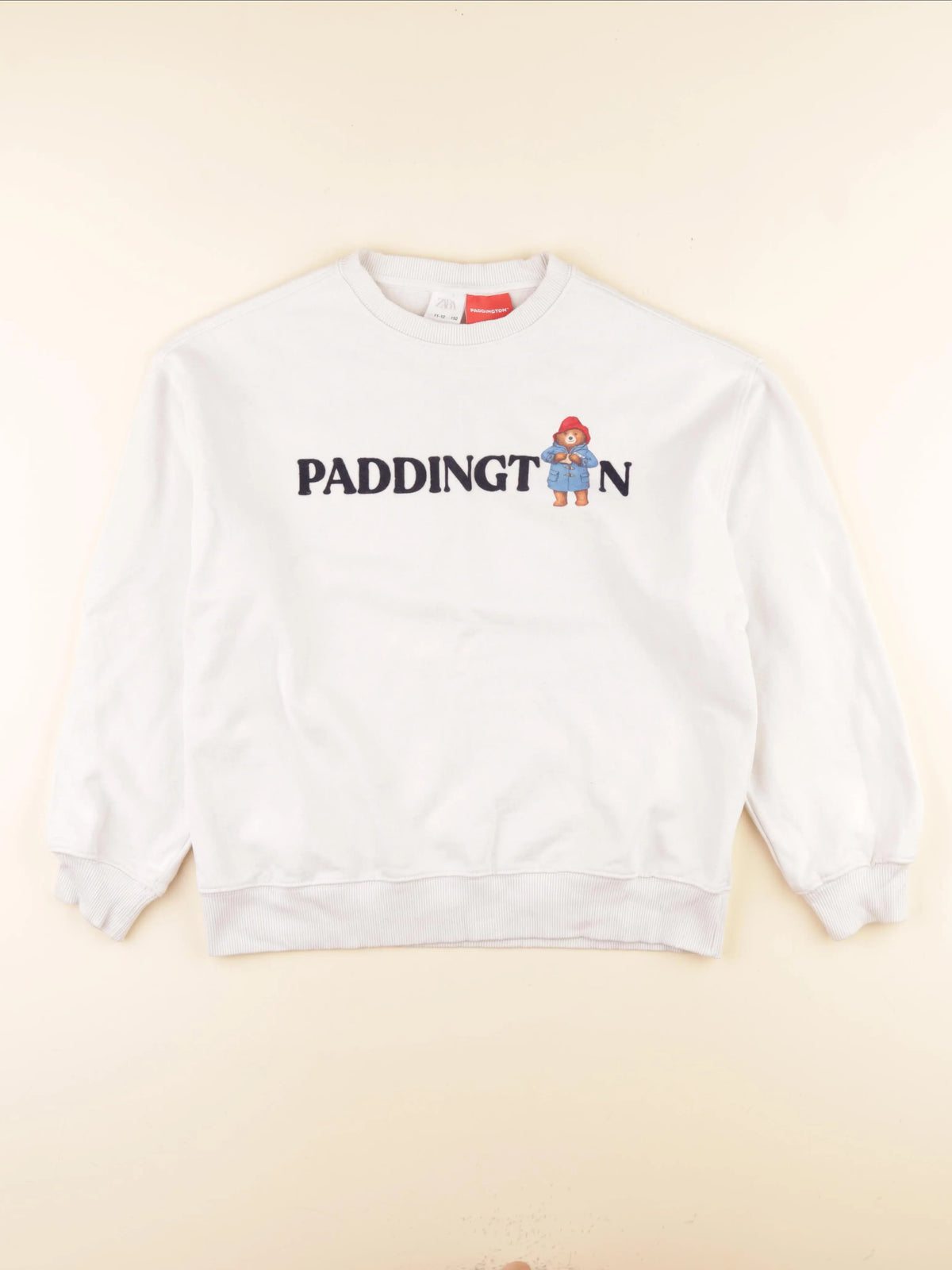 Zara - sweat blanc - 11/12 ans