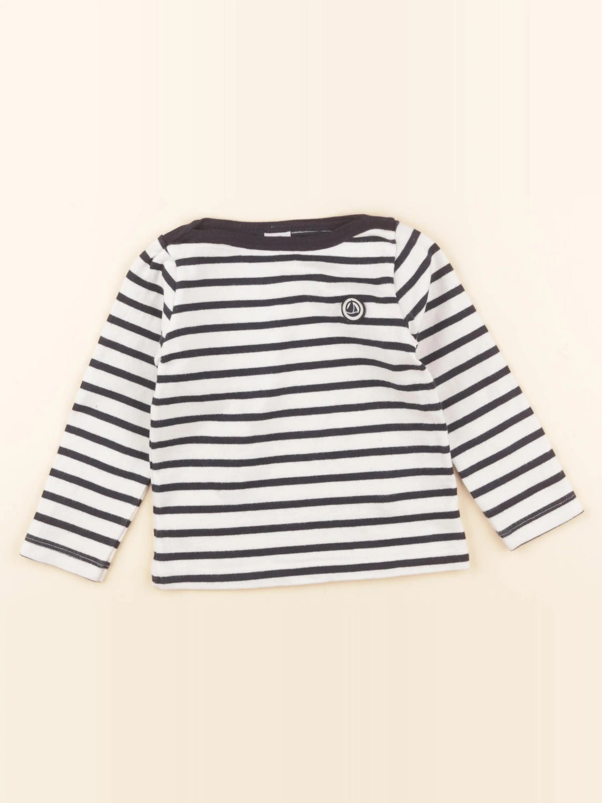 Petit Bateau - sweat blanc - 3 ans