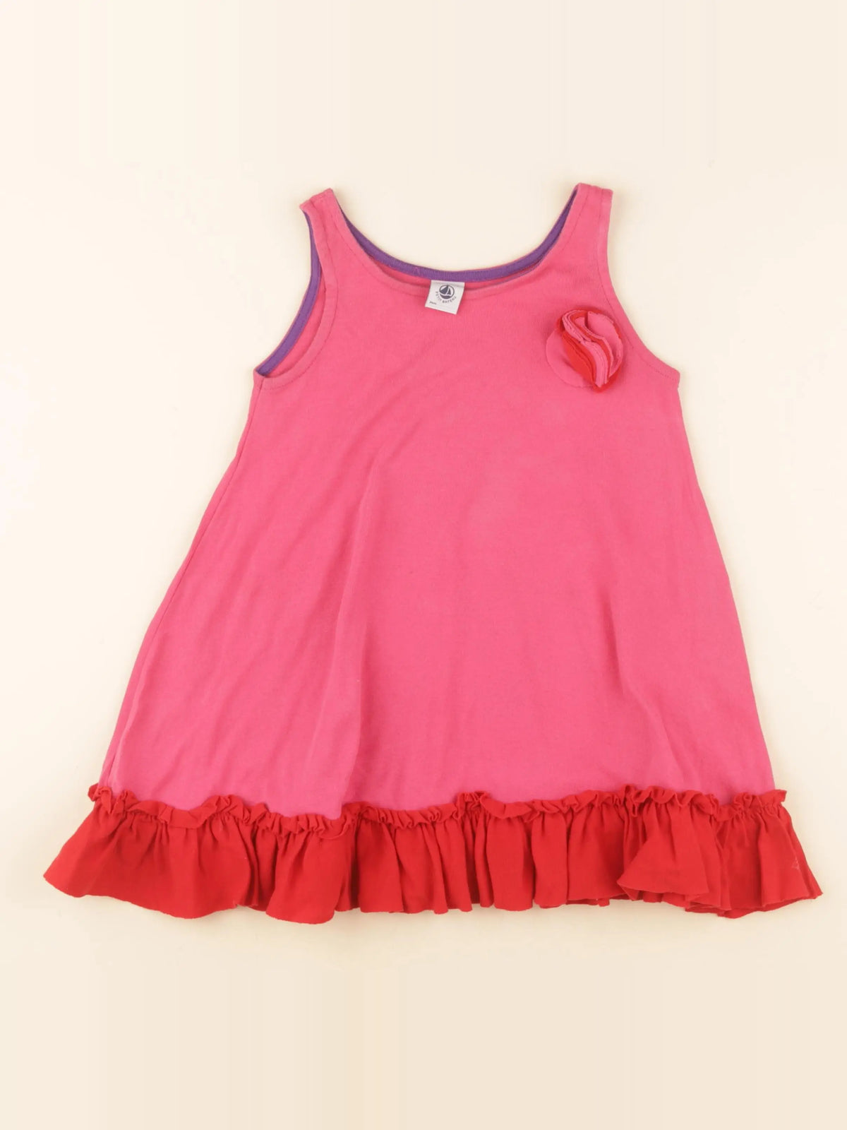 Petit Bateau - robe rose - 4 ans