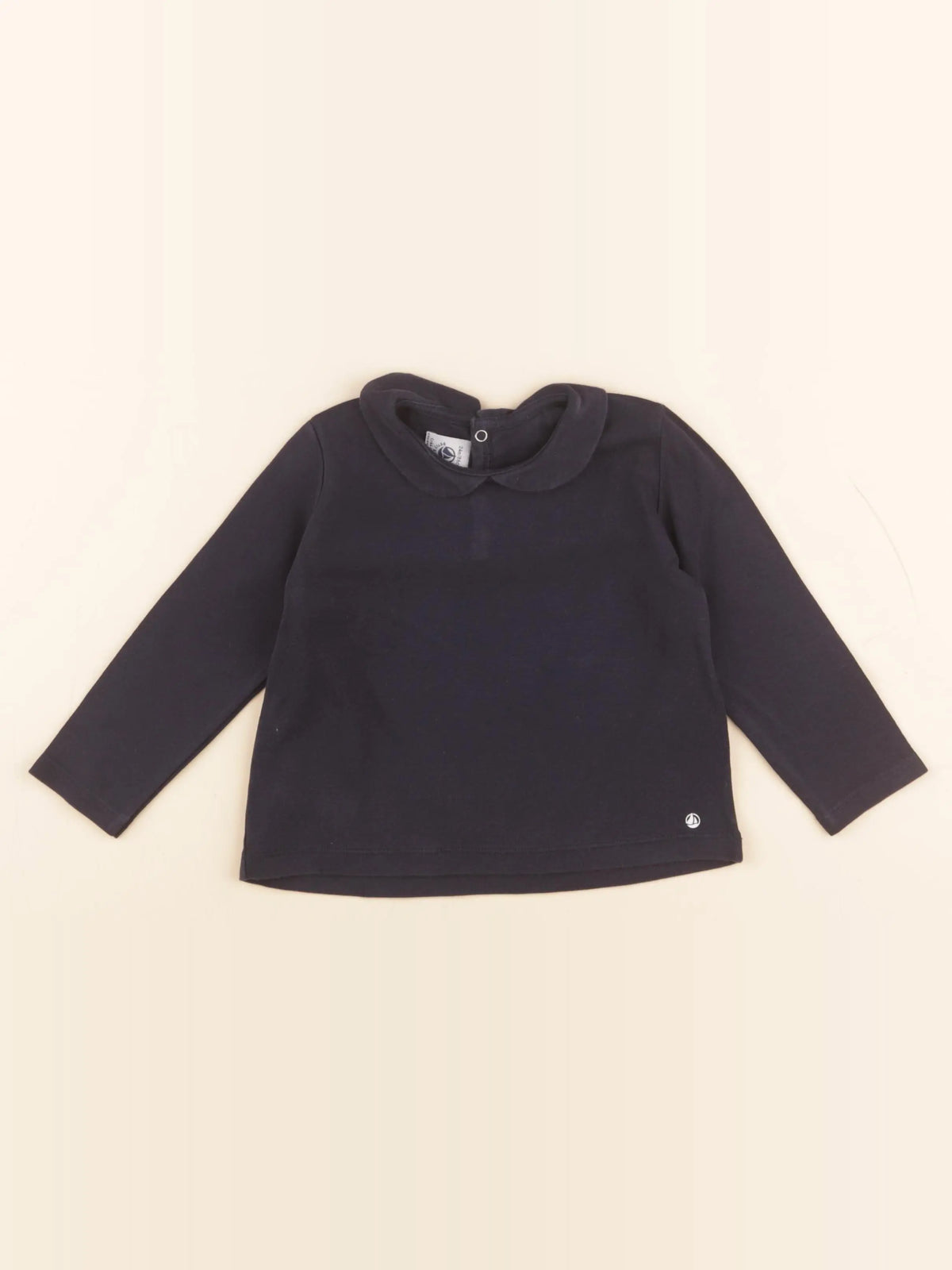 Petit Bateau - tee-shirt bleu - 24 mois