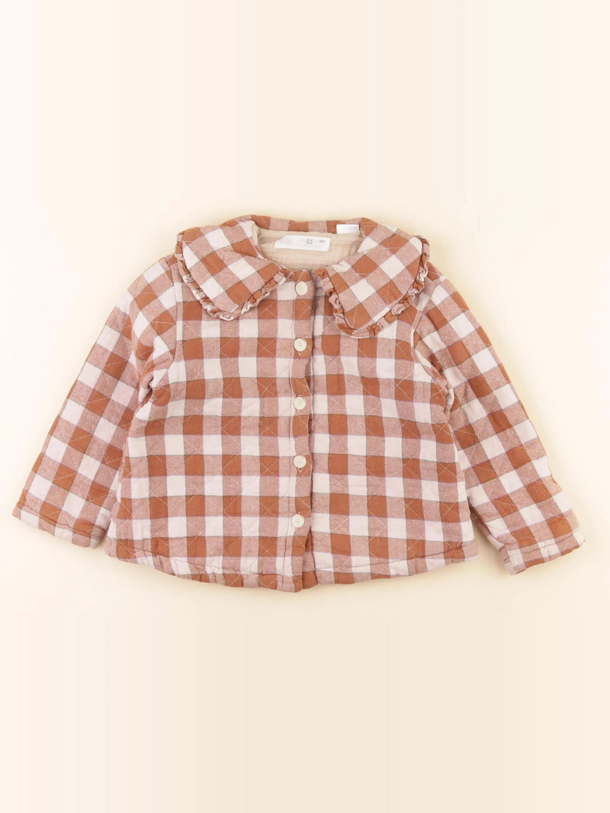 Zara - veste marron - 3/4 ans