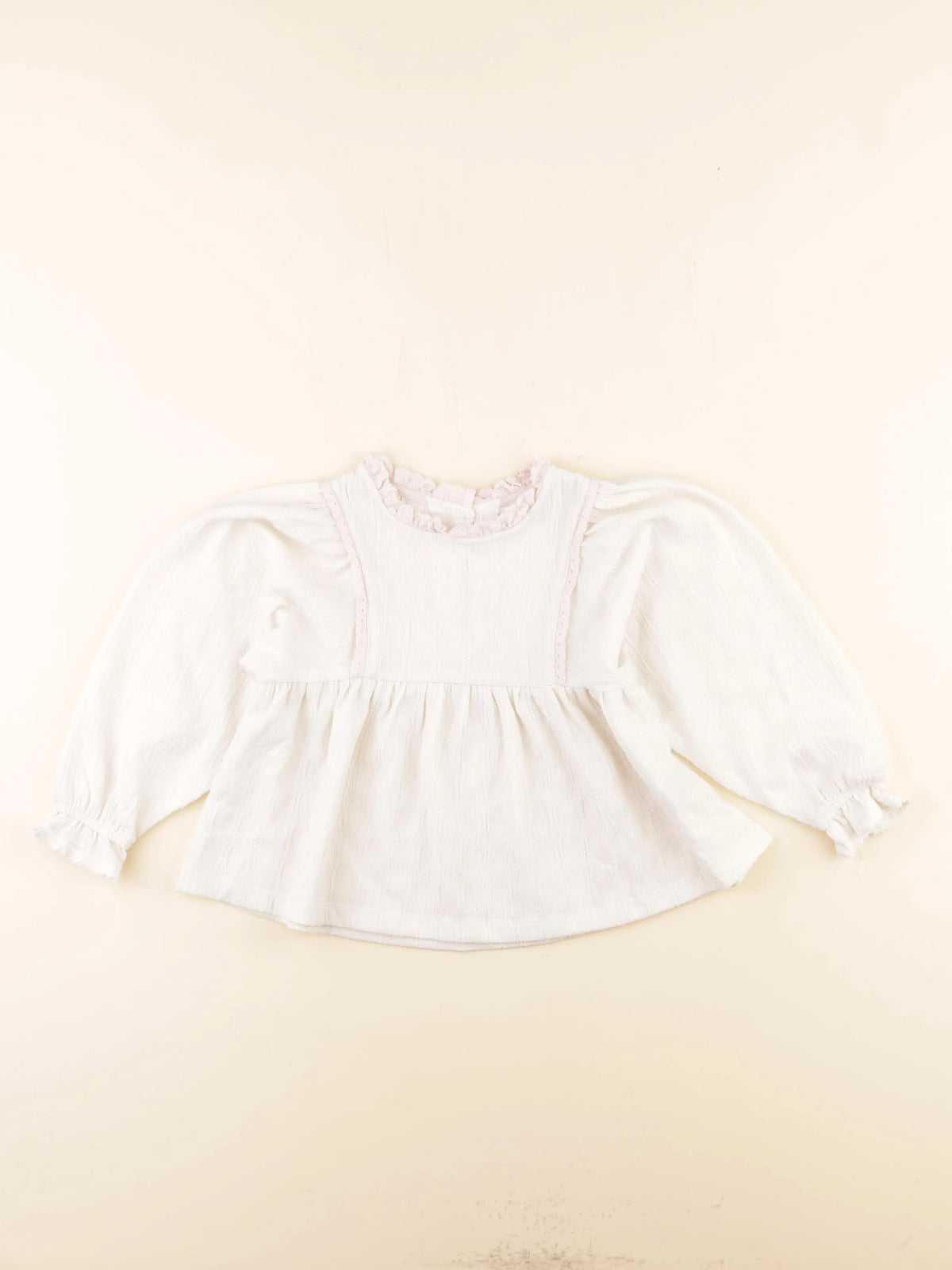 H&M - blouse blanc - 3/4 ans