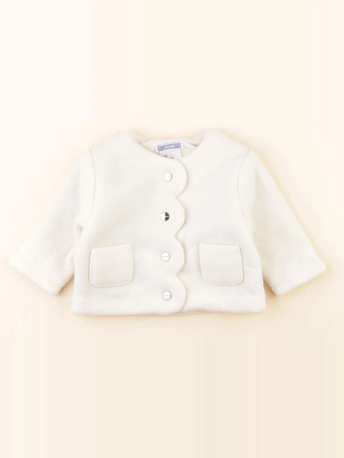 Jacadi - veste blanc - 6 mois
