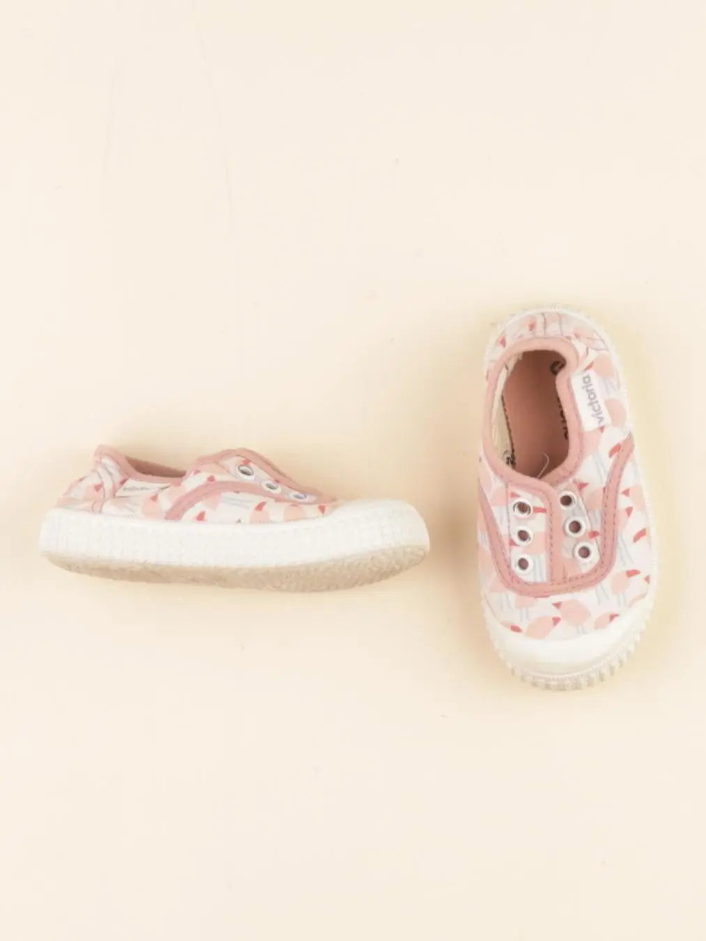 Victoria - tennis élastiqué rose - pointure 21