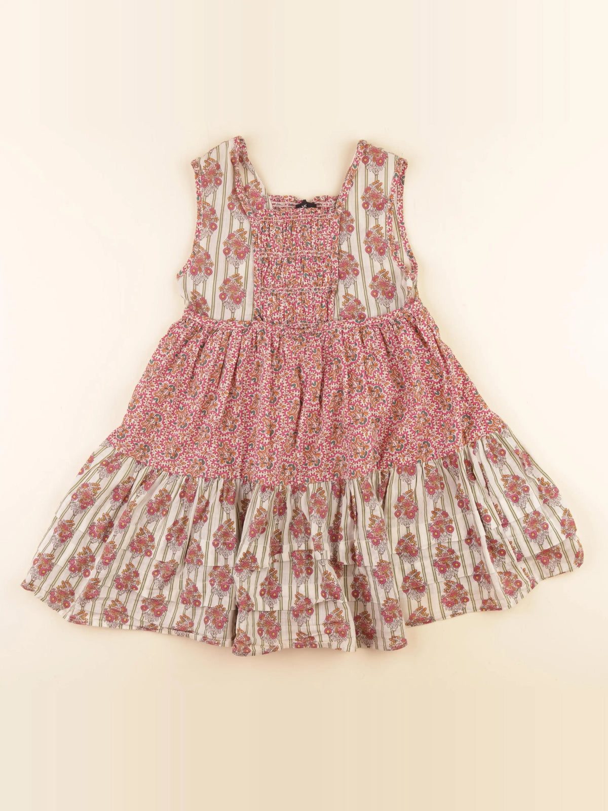 Monoprix - robe rose - 6 ans