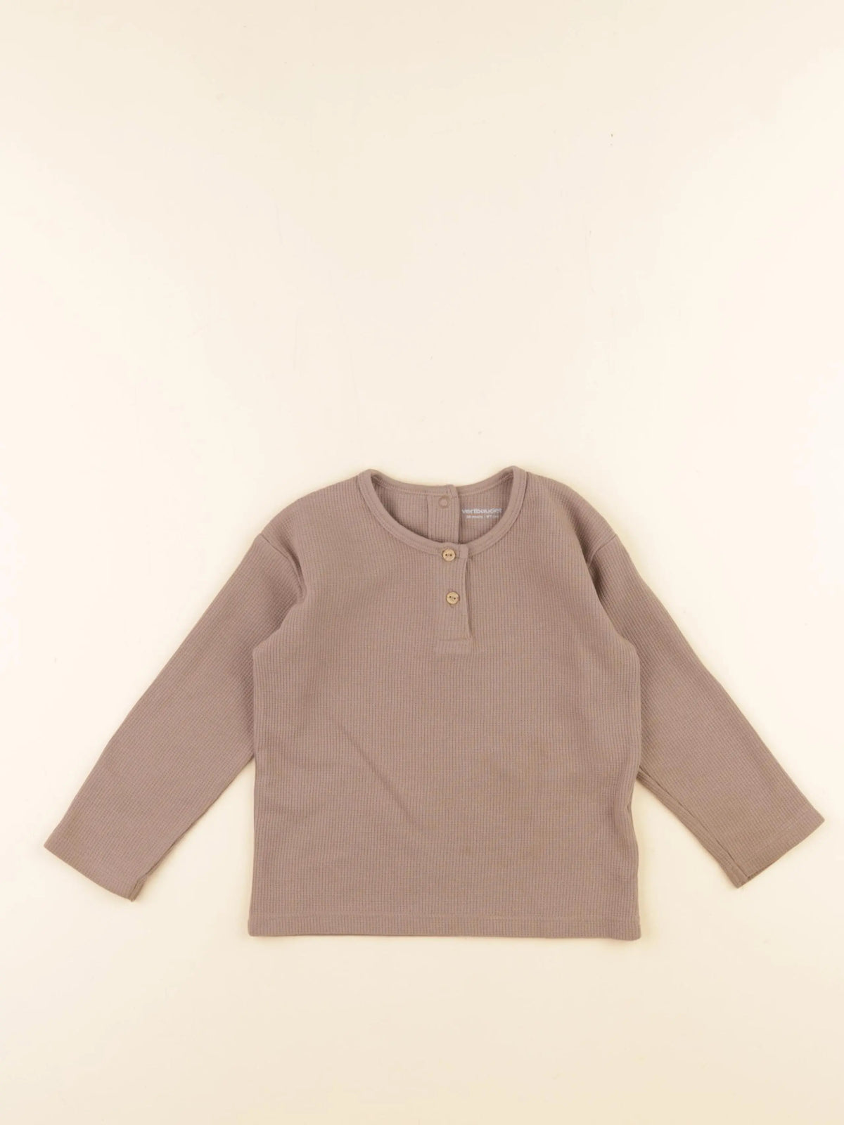 Vertbaudet - tee-shirt beige - 36 mois