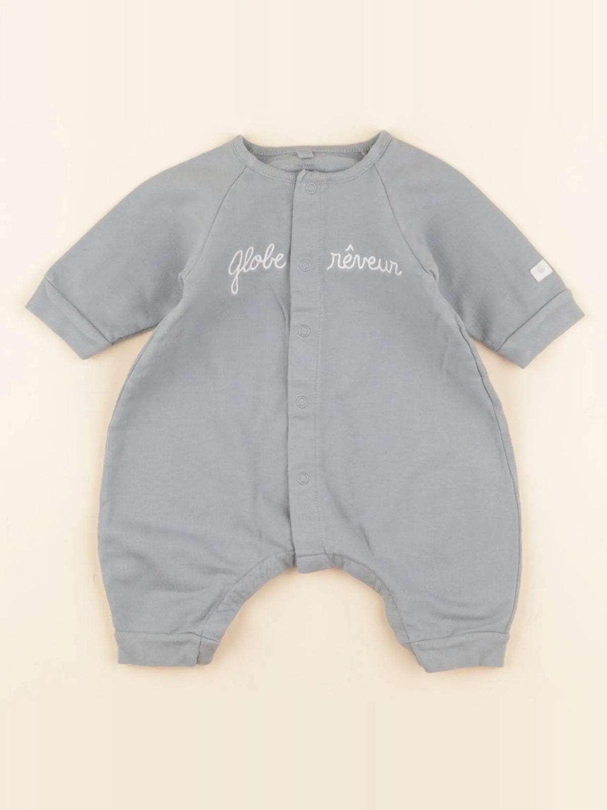 Petit Bateau - combinaison bleu - 1 mois
